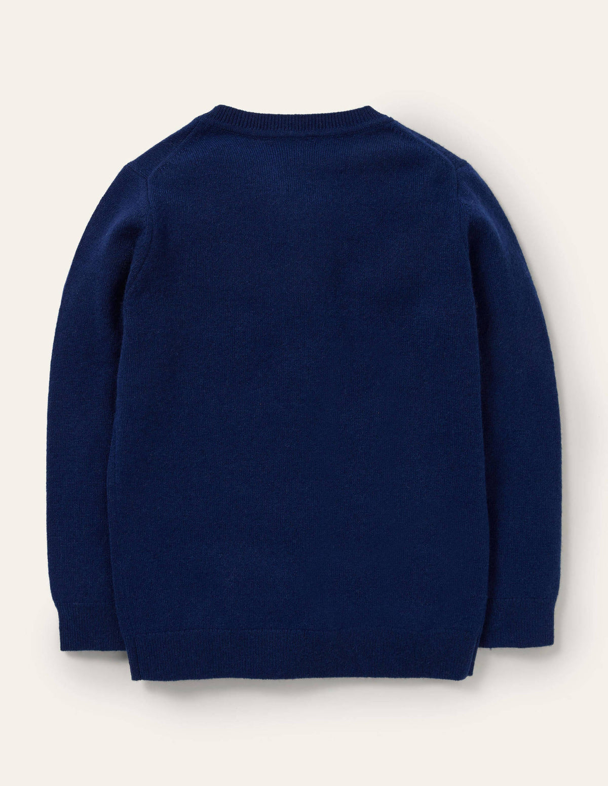 Cashmere Crew Sweater-College Navy Fox - Image 2