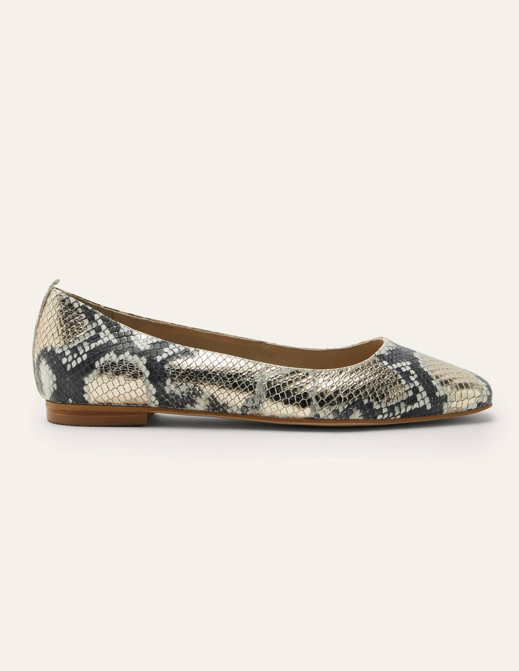 Olive Ballerinas-Pale Gold Snake - Image 2