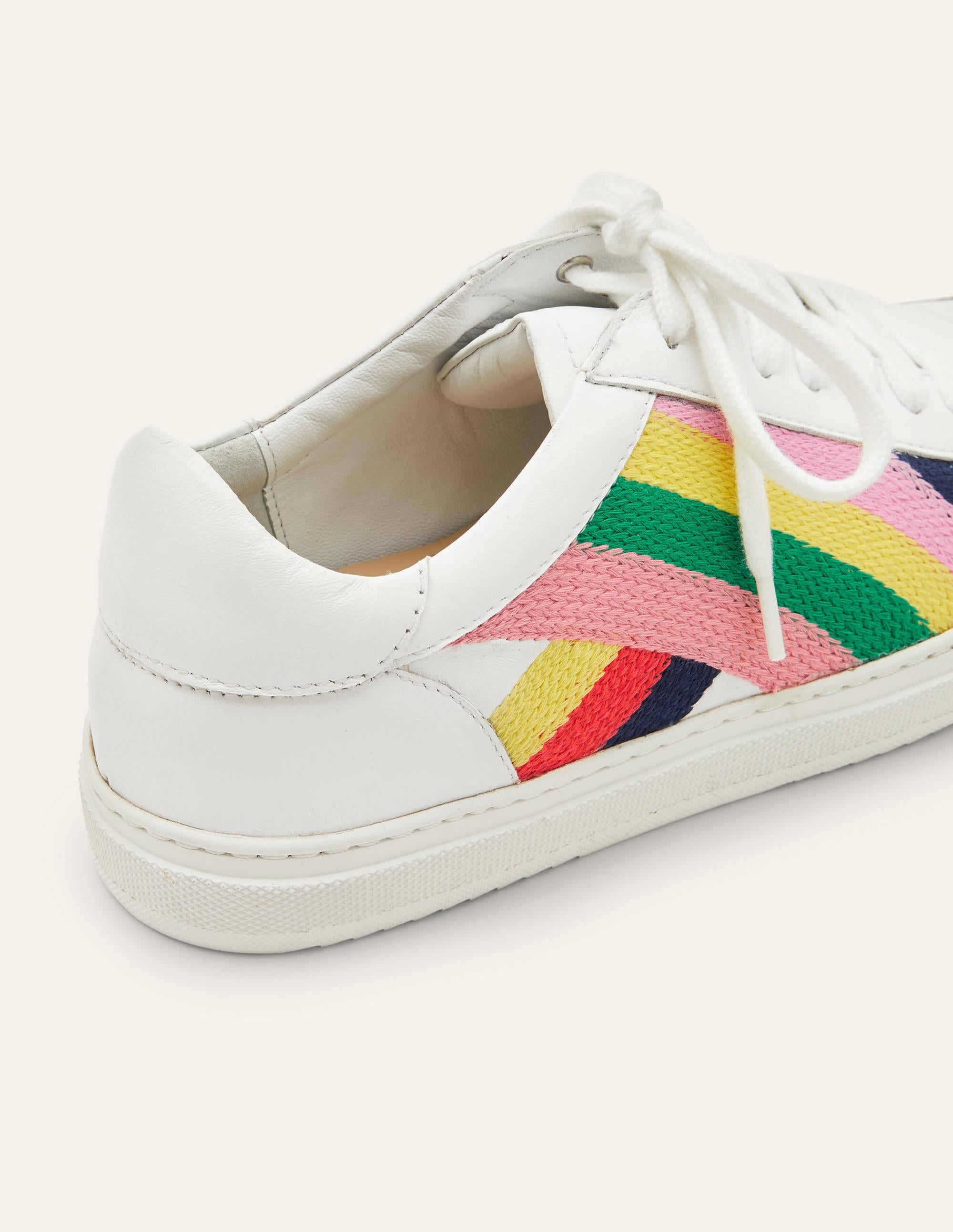 Helen Chevron Sneakers-Rainbow Embroidered - Image 3