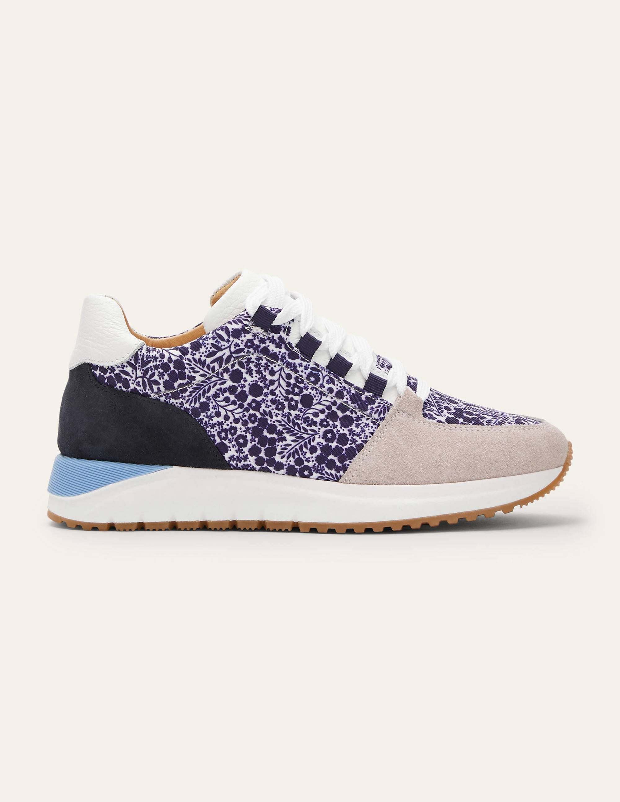Classic Sneakers-Navy Print/Ivory - Image 2