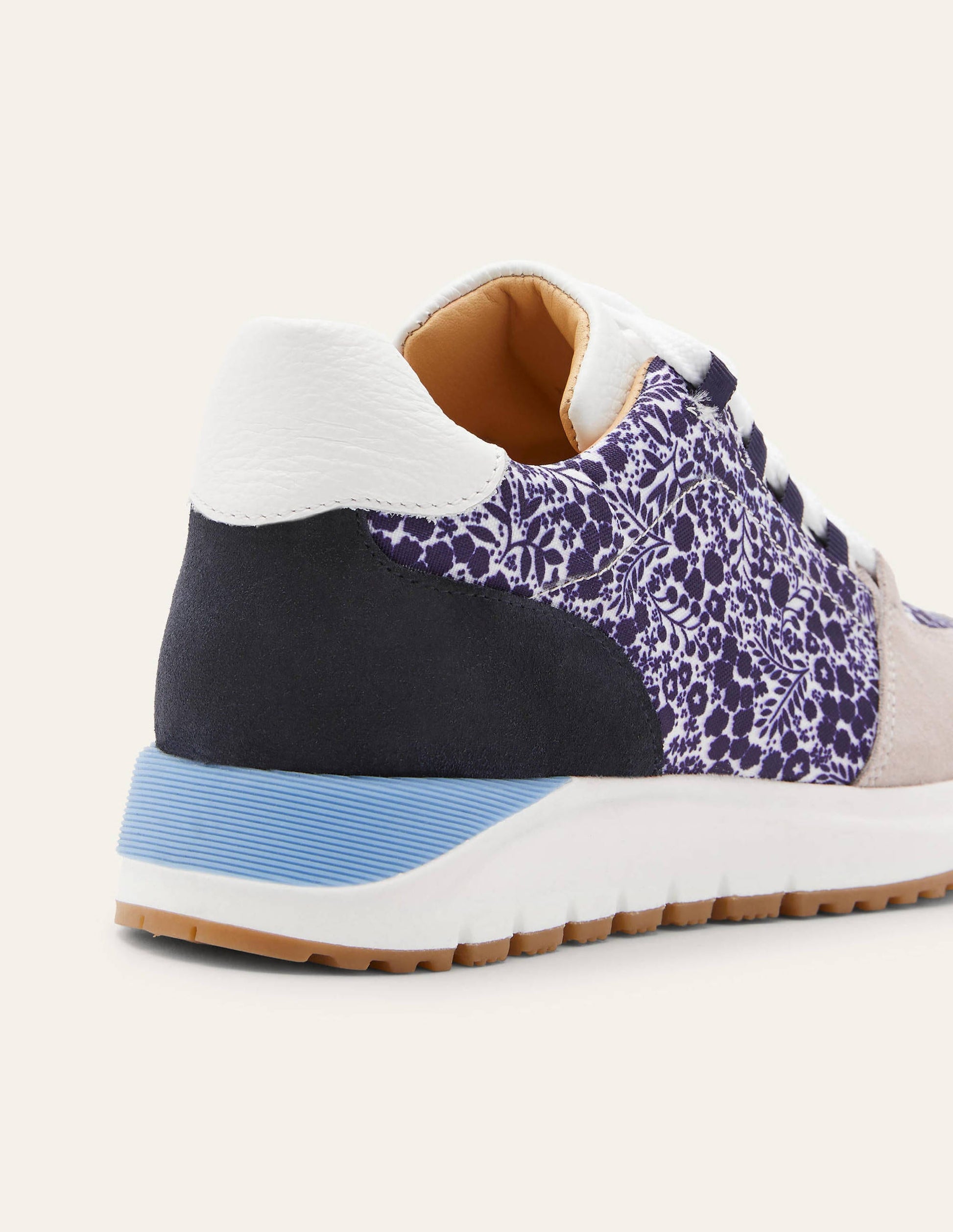 Classic Sneakers-Navy Print/Ivory-3