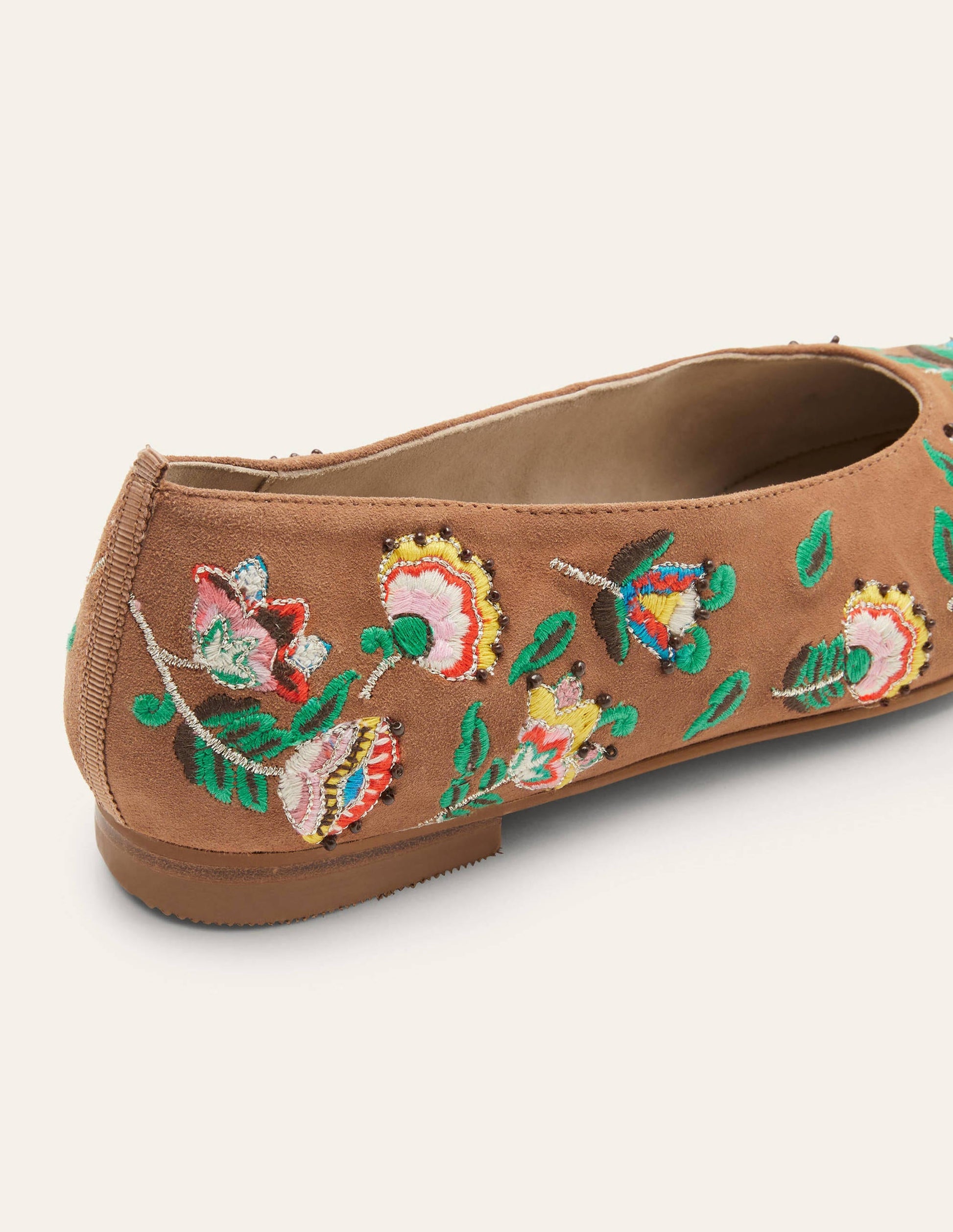 Catriona Ballerinas-Tan Embroidered-4
