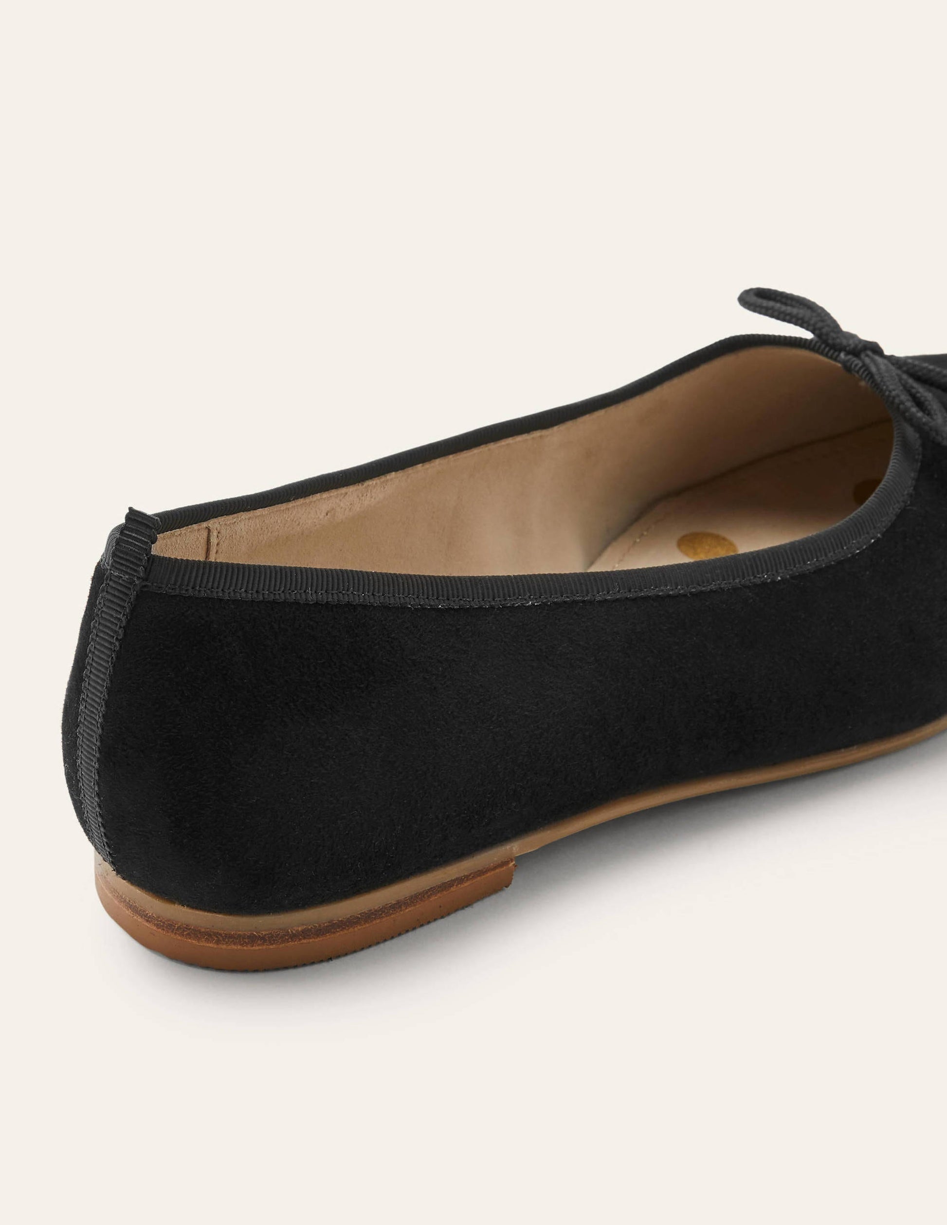 High Cut Ballerinas-Black Suede-3