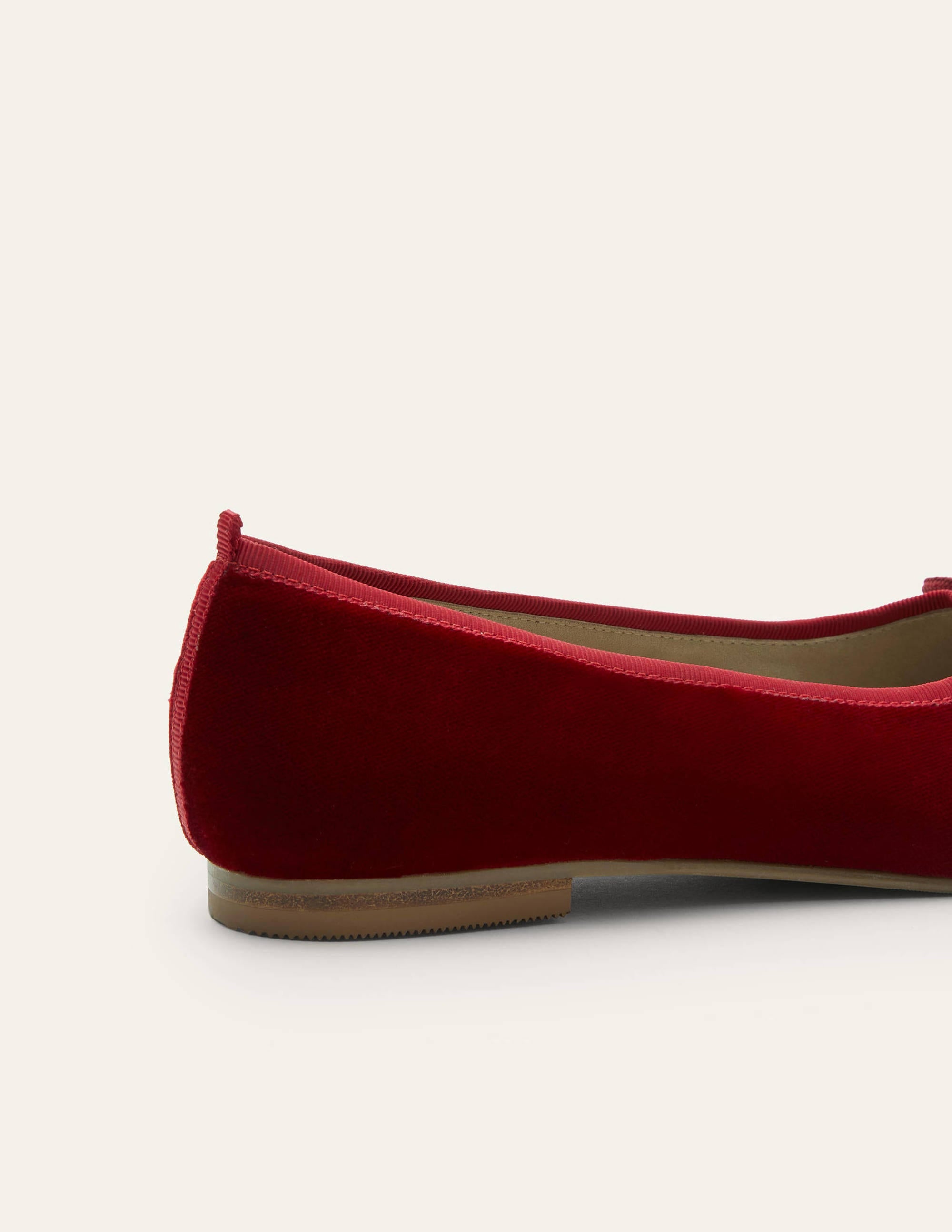 High Cut Ballerinas-Wine Velvet - Image 3