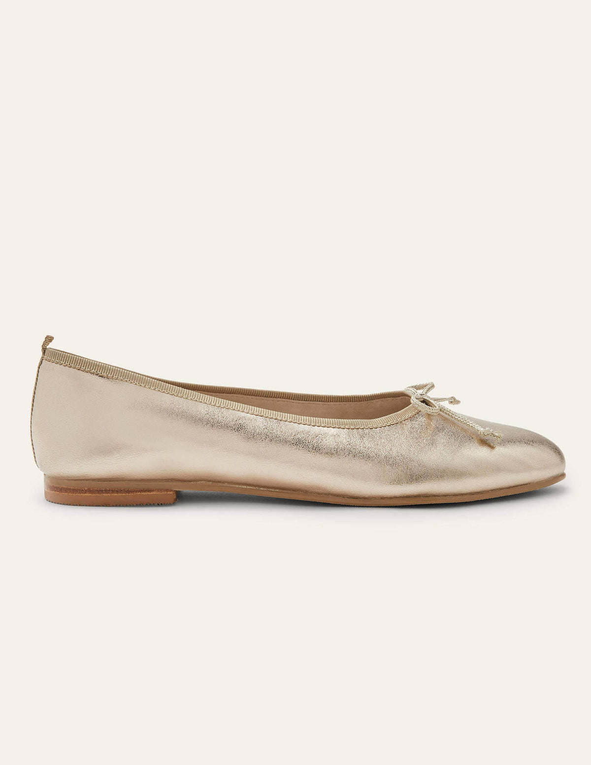High Cut Ballerinas-Gold Metallic - Image 2