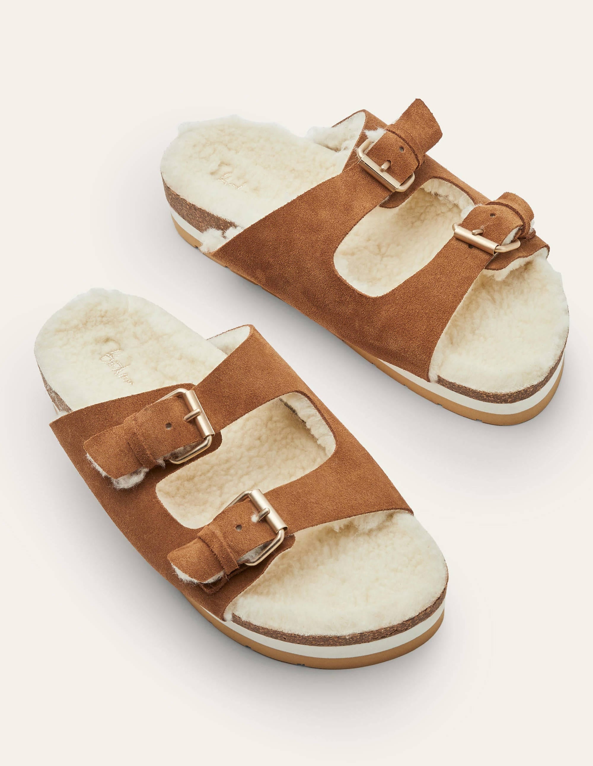 Cosy Slippers-Tan - Image 1