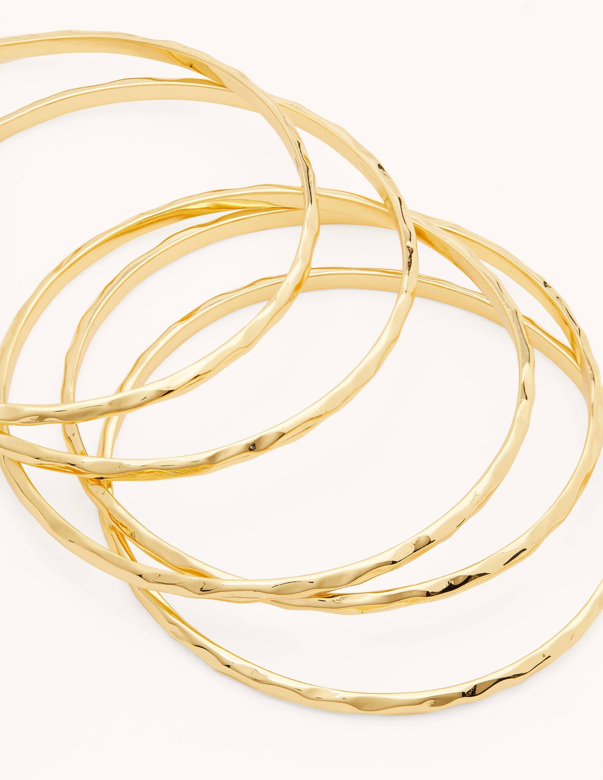 Hammered Bangles-Gold-2
