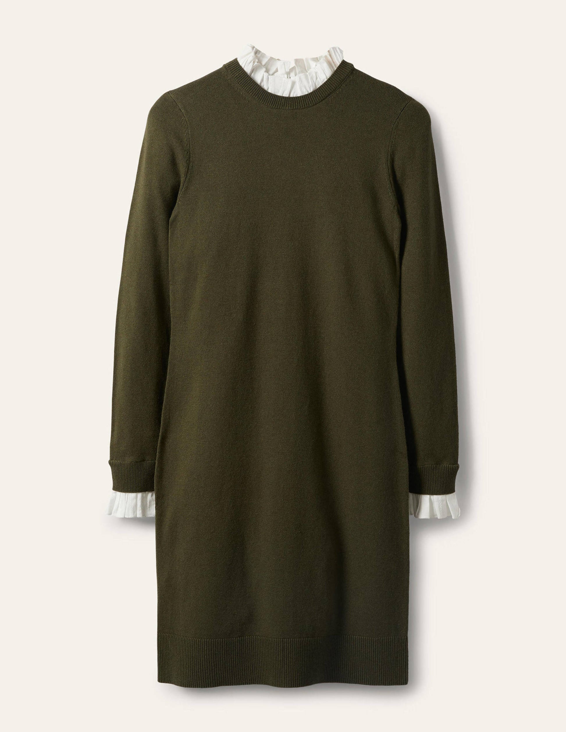 Beatrice Knitted Dress-Classic Khaki-5