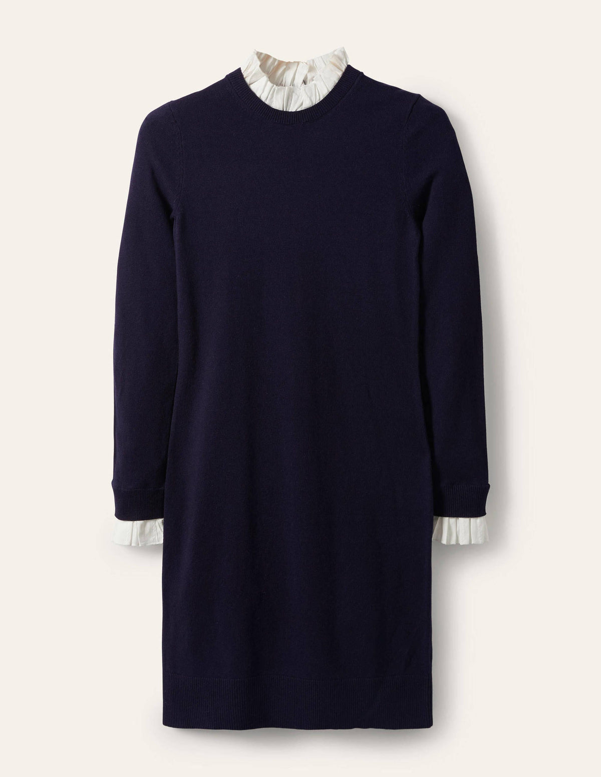 Beatrice Knitted Dress-Navy - Image 5