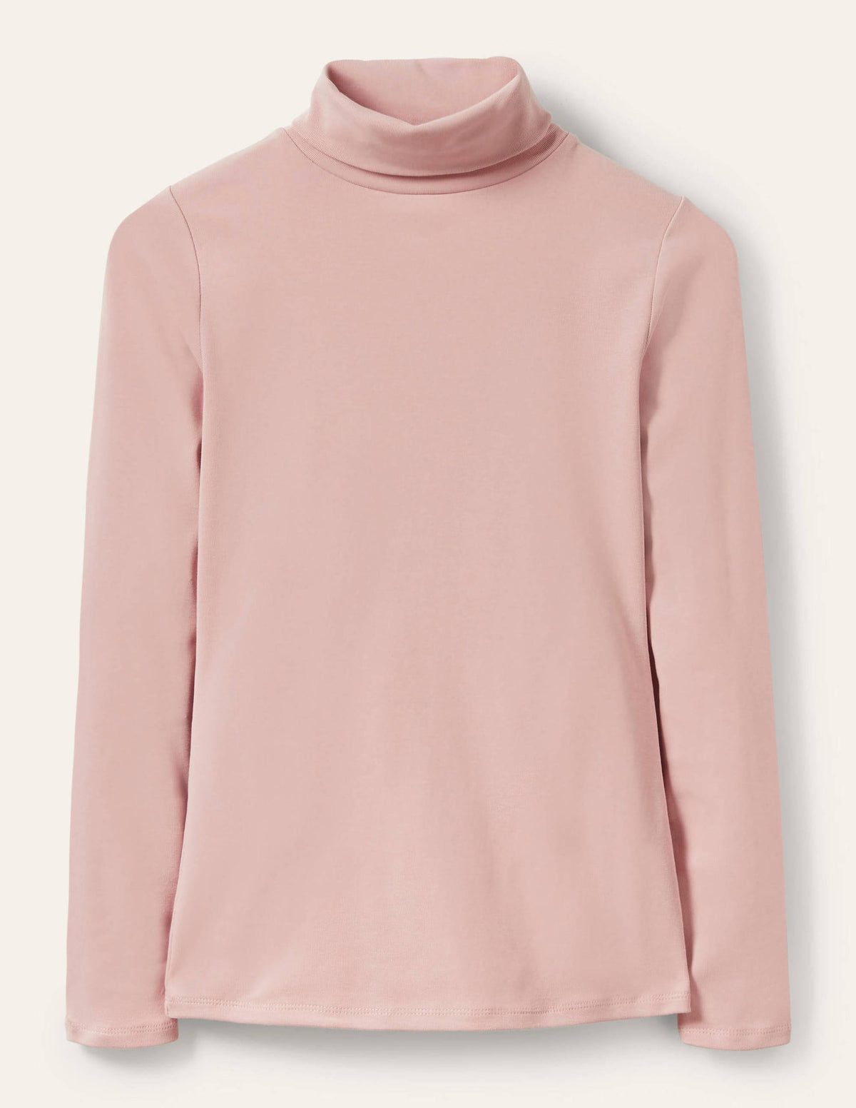 Essential Roll-neck Top-Milkshake - Image 5