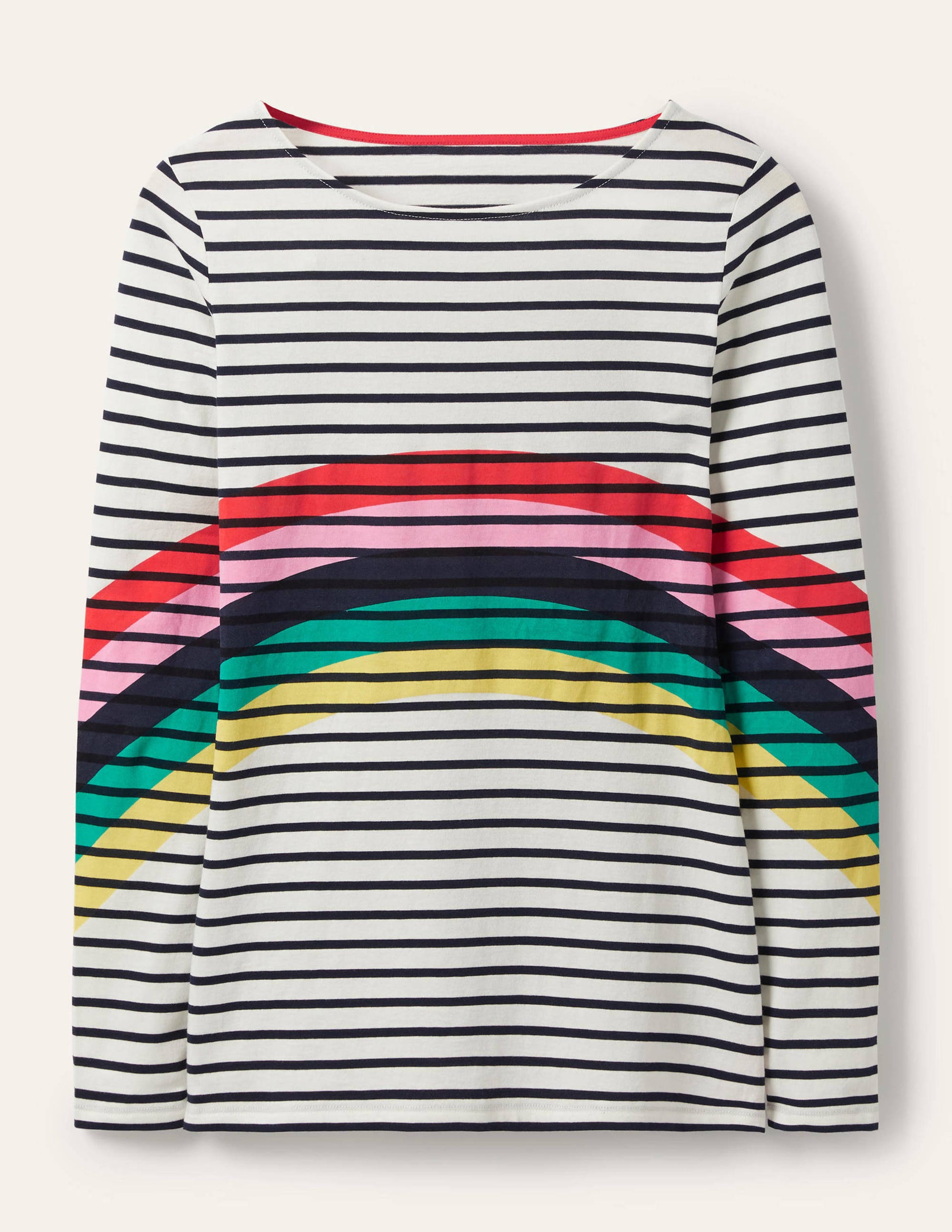 Long Sleeve Breton Top-Rainbow Placement Breton-5