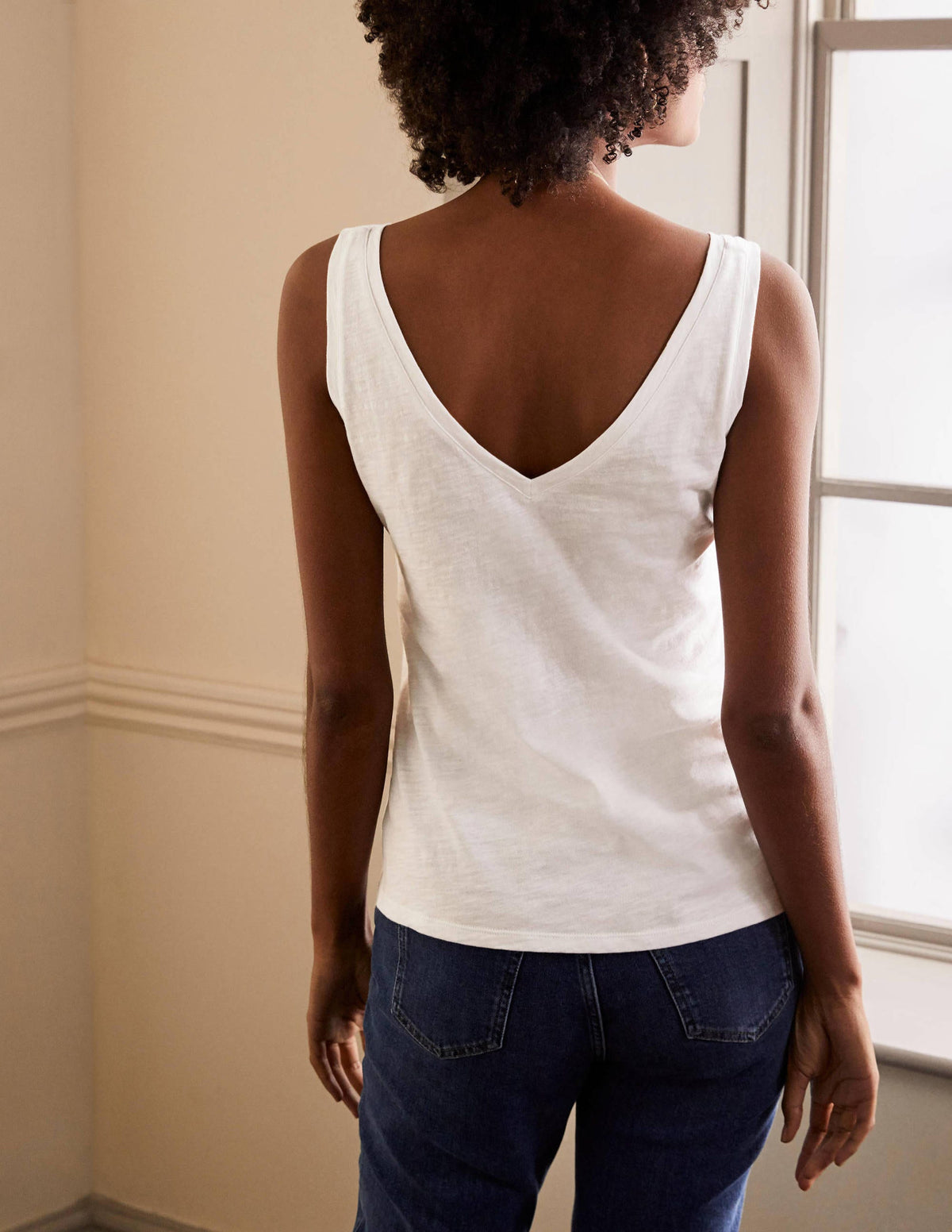 Cotton Tank Top-White-3