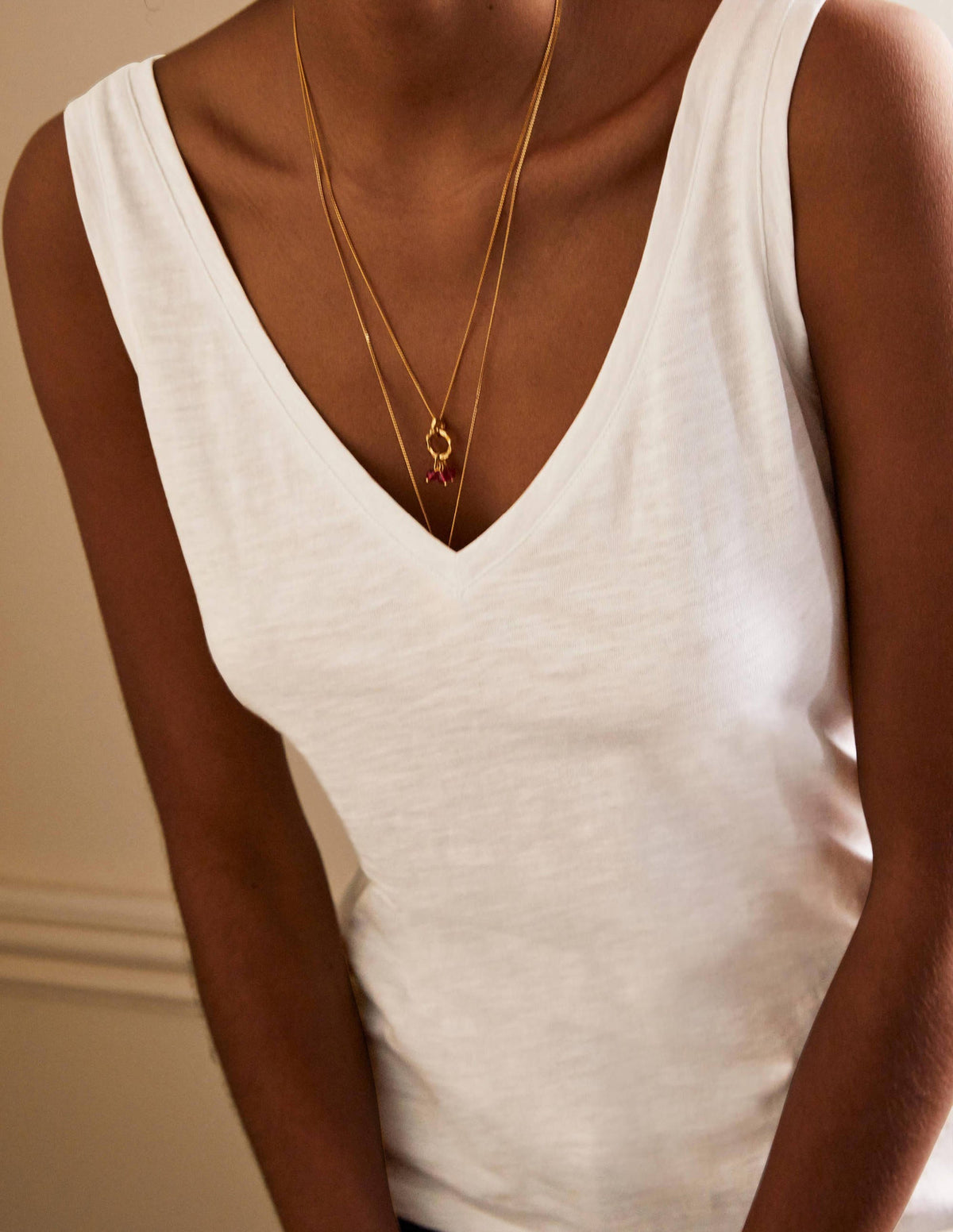 Cotton Tank Top-White-4