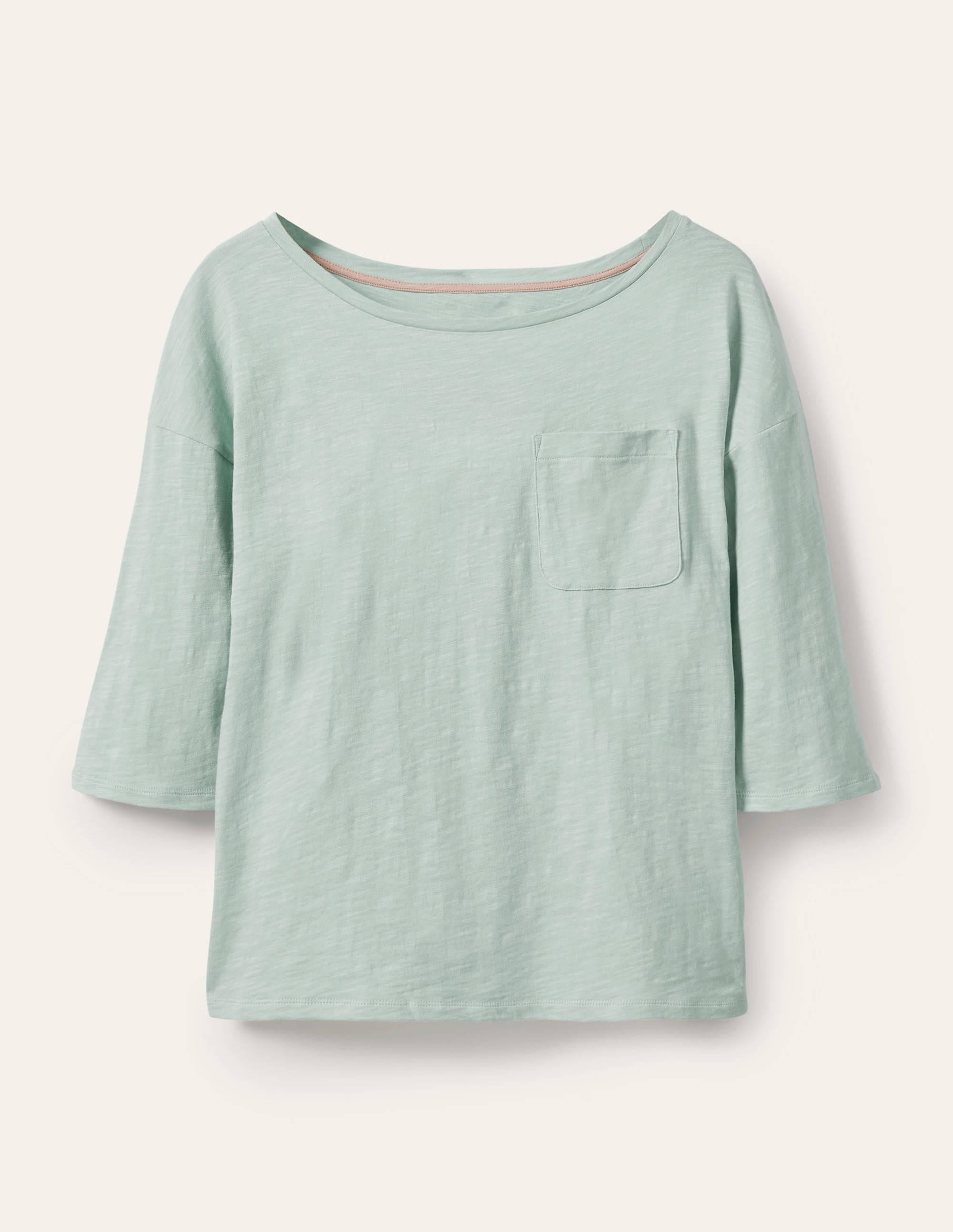The Cotton Boxy Boatneck Tee-Fresh Water - Image 5
