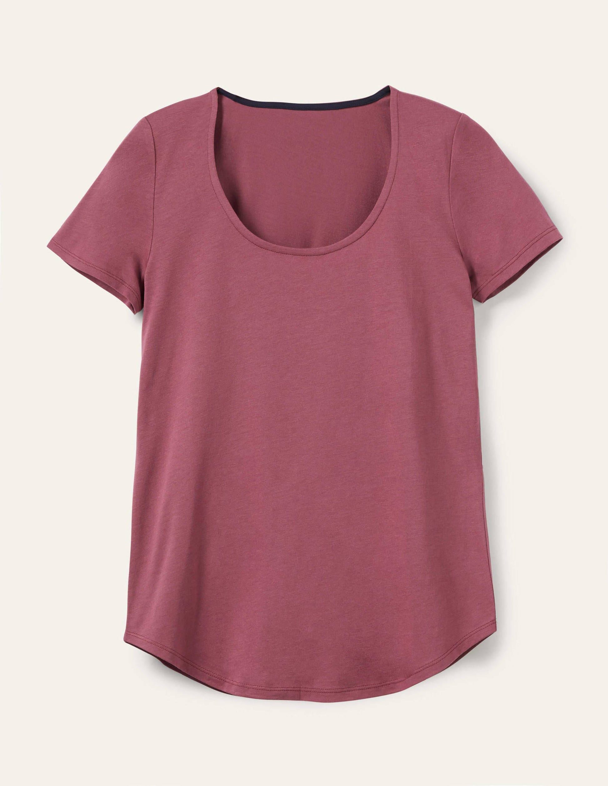 Supersoft Scoop Tee-Figgy Pudding-5