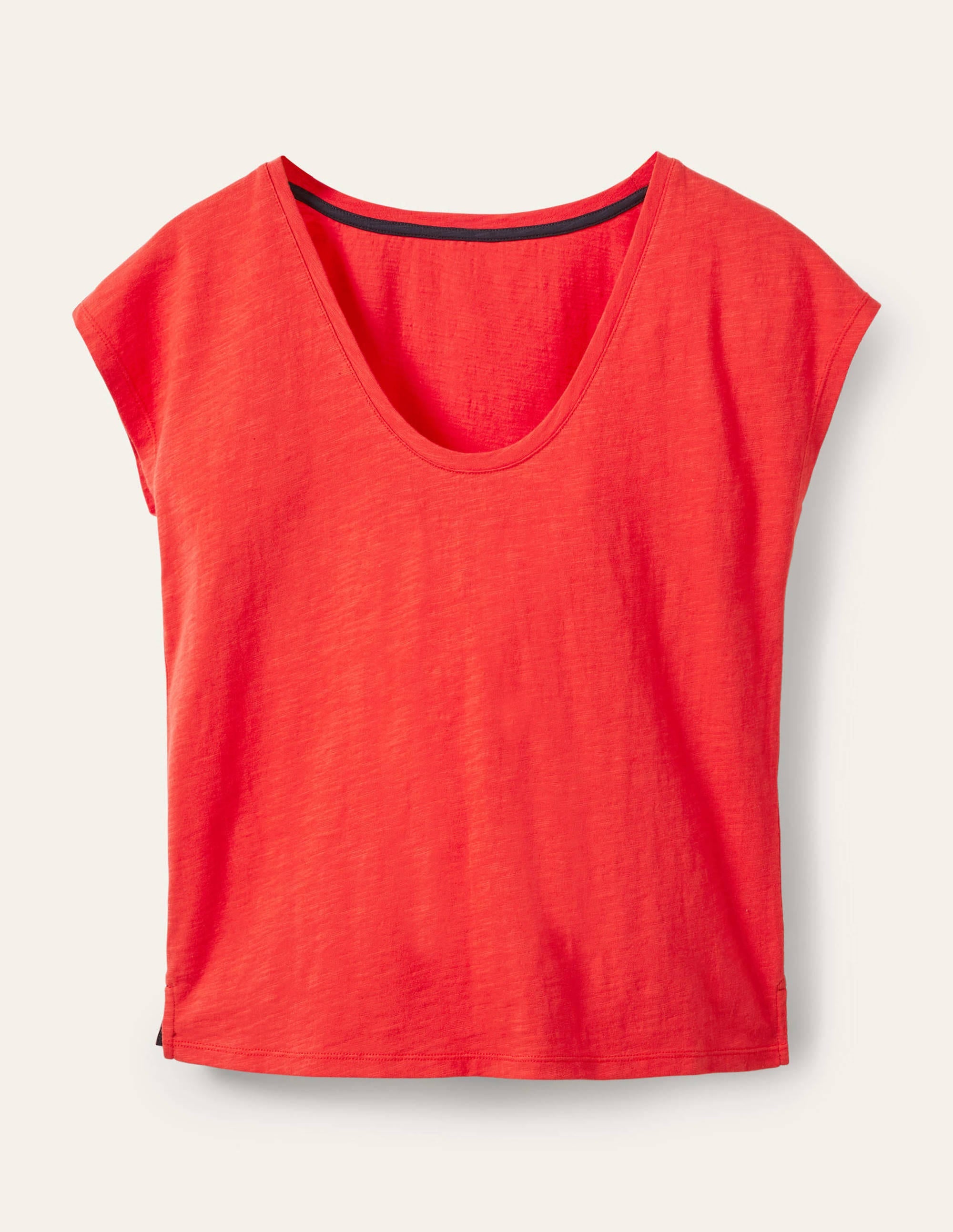 The Cotton Voop Tee-Cherry Red - Image 5