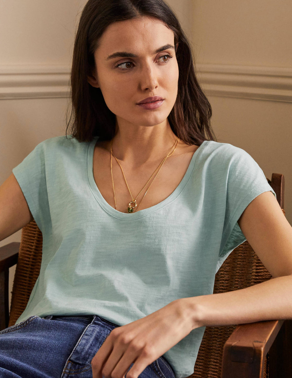 The Cotton Voop Tee-Fresh Water - Image 1