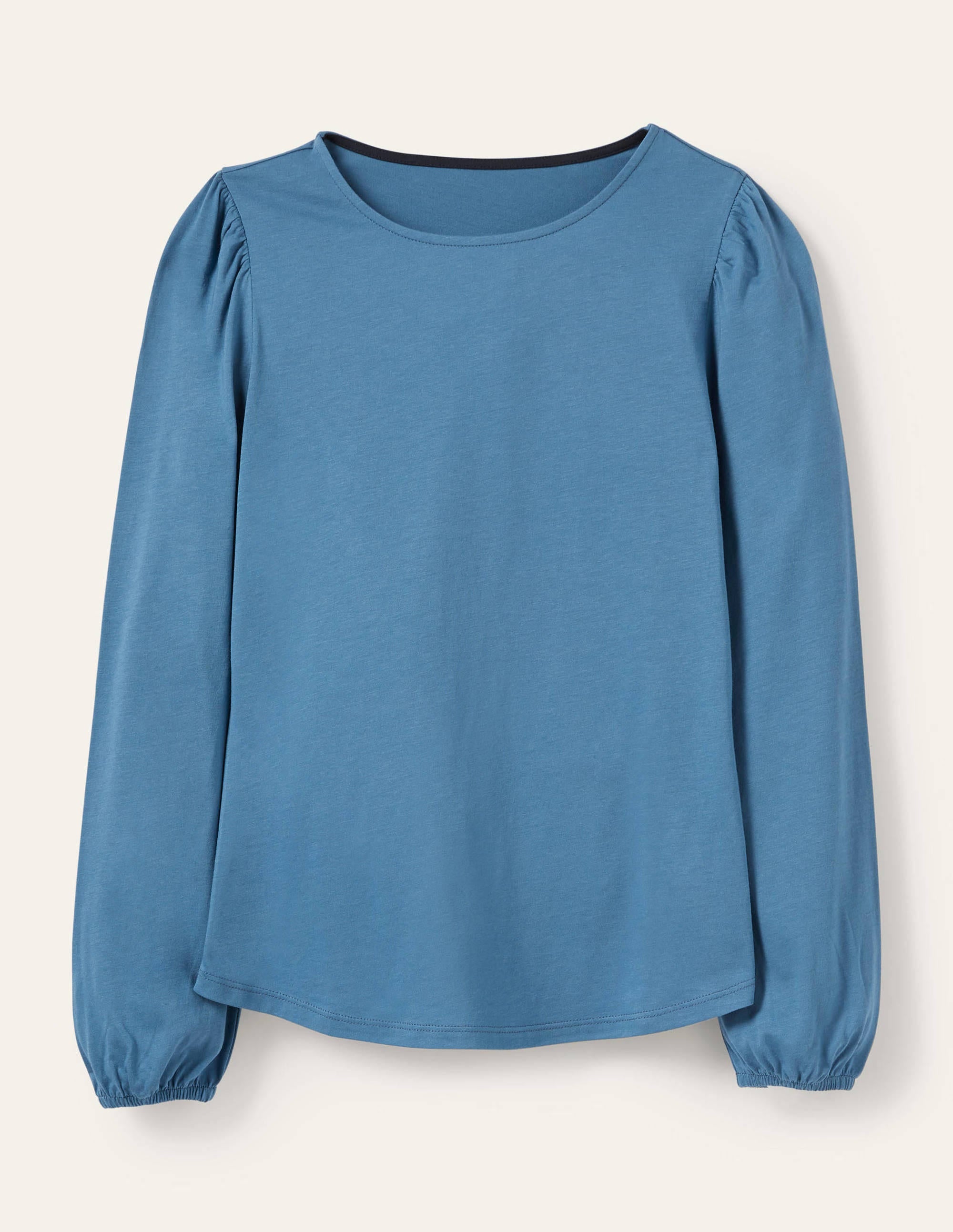 Supersoft Long Sleeve Top-Azure - Image 5