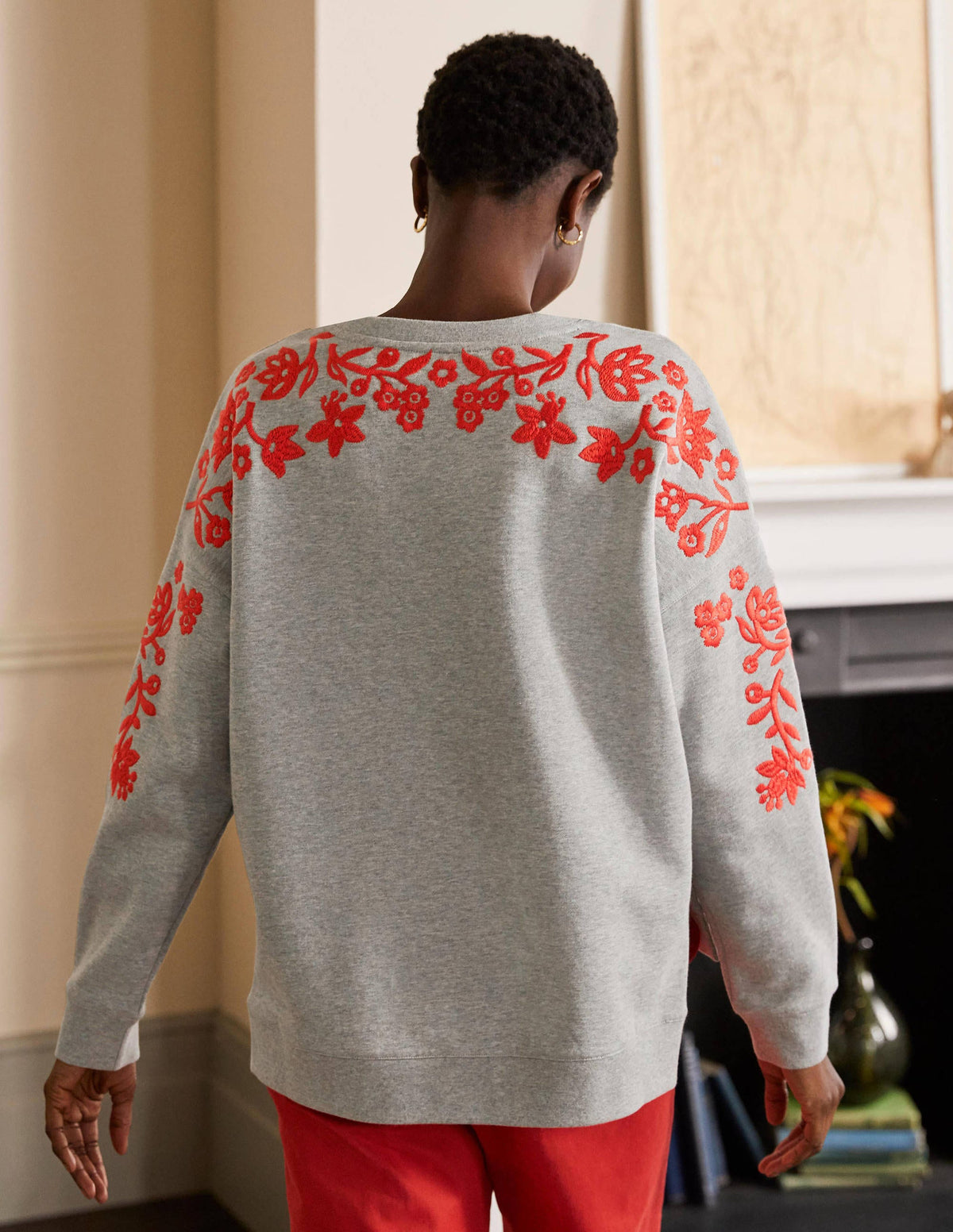 Interest Sweatshirt-Grey Marl - Image 3