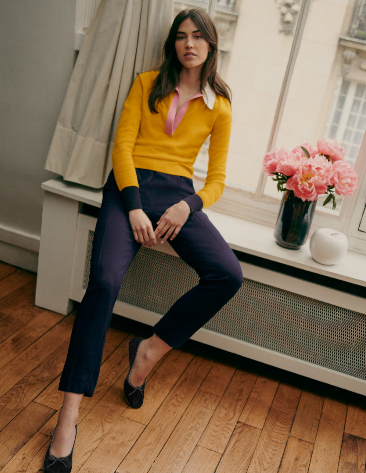 Collar Sweater-Tuscan Sun - Image 5