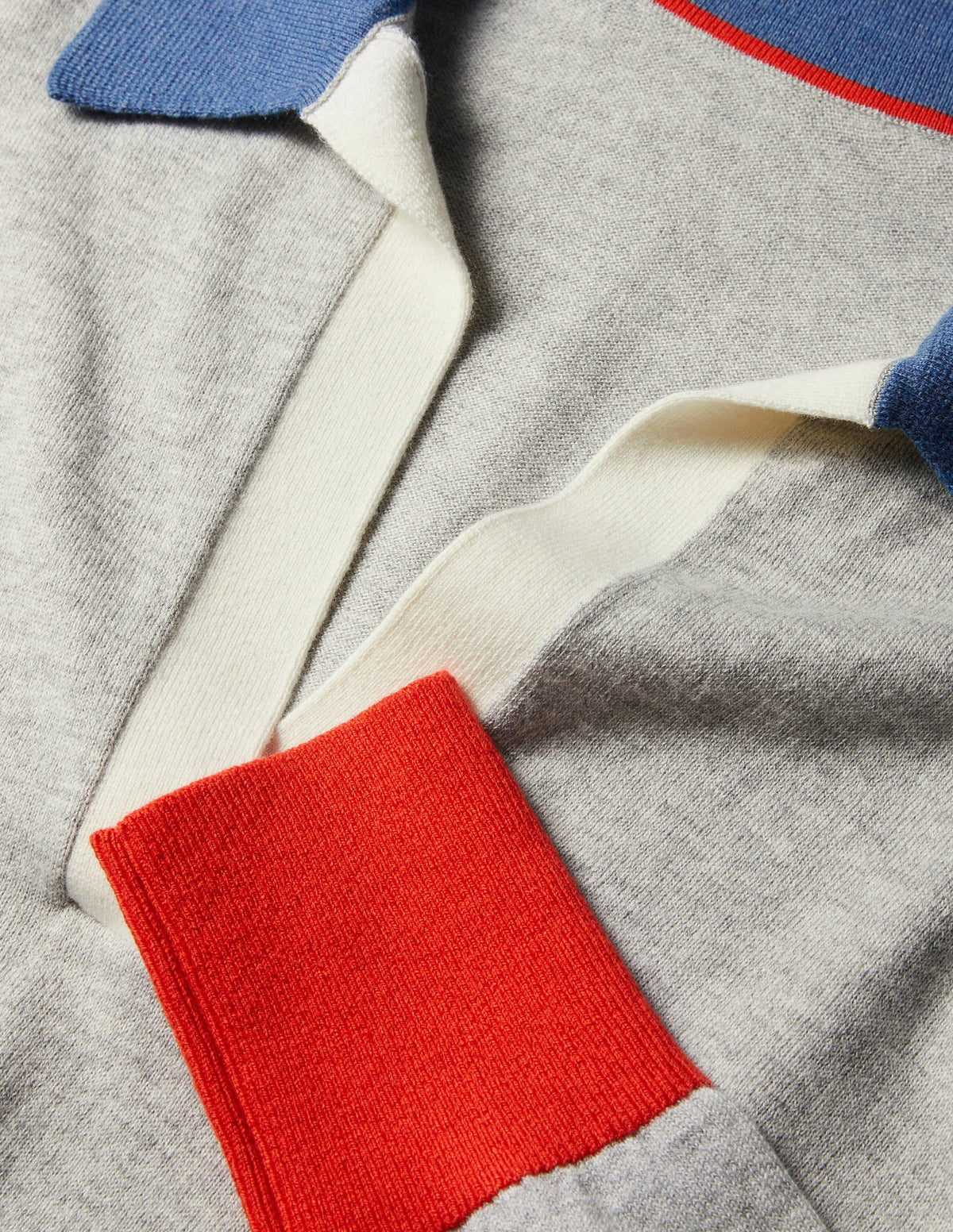 Collar Sweater-Grey Melange - Image 6