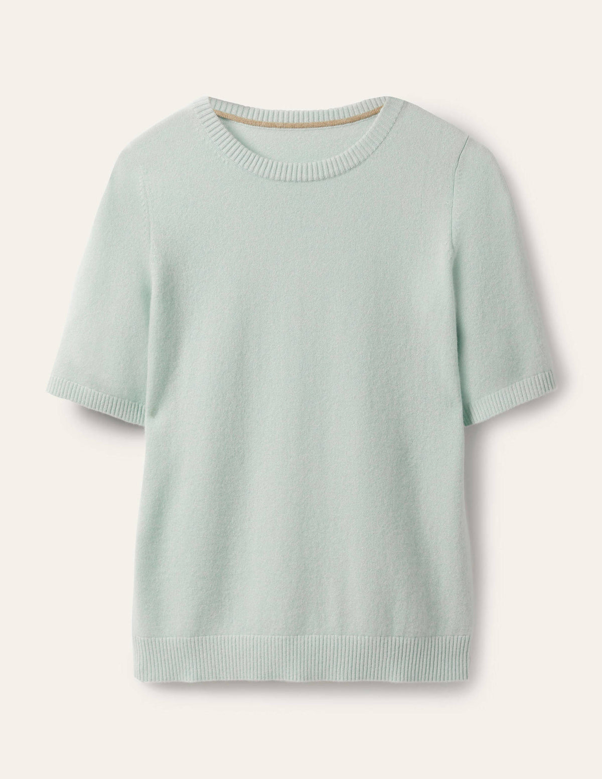 Cashmere Knitted Top-Aquamarine Blue - Image 5