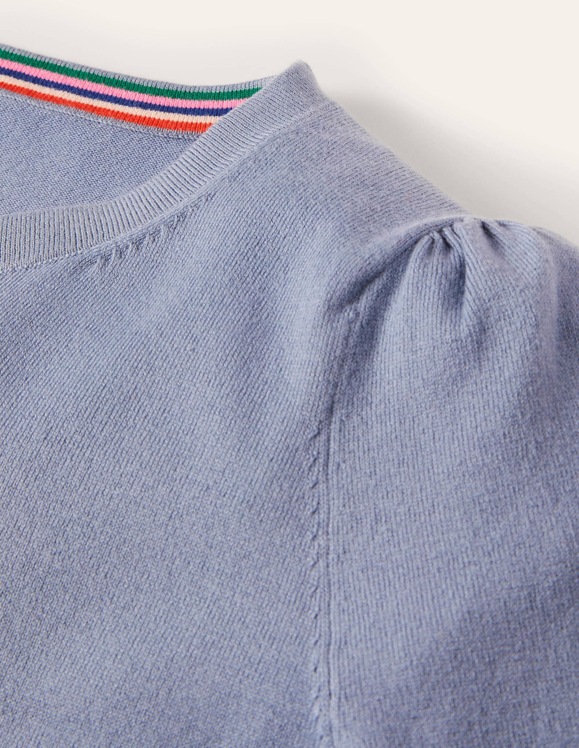 Cotton Crew Neck Sweater-River - Image 6