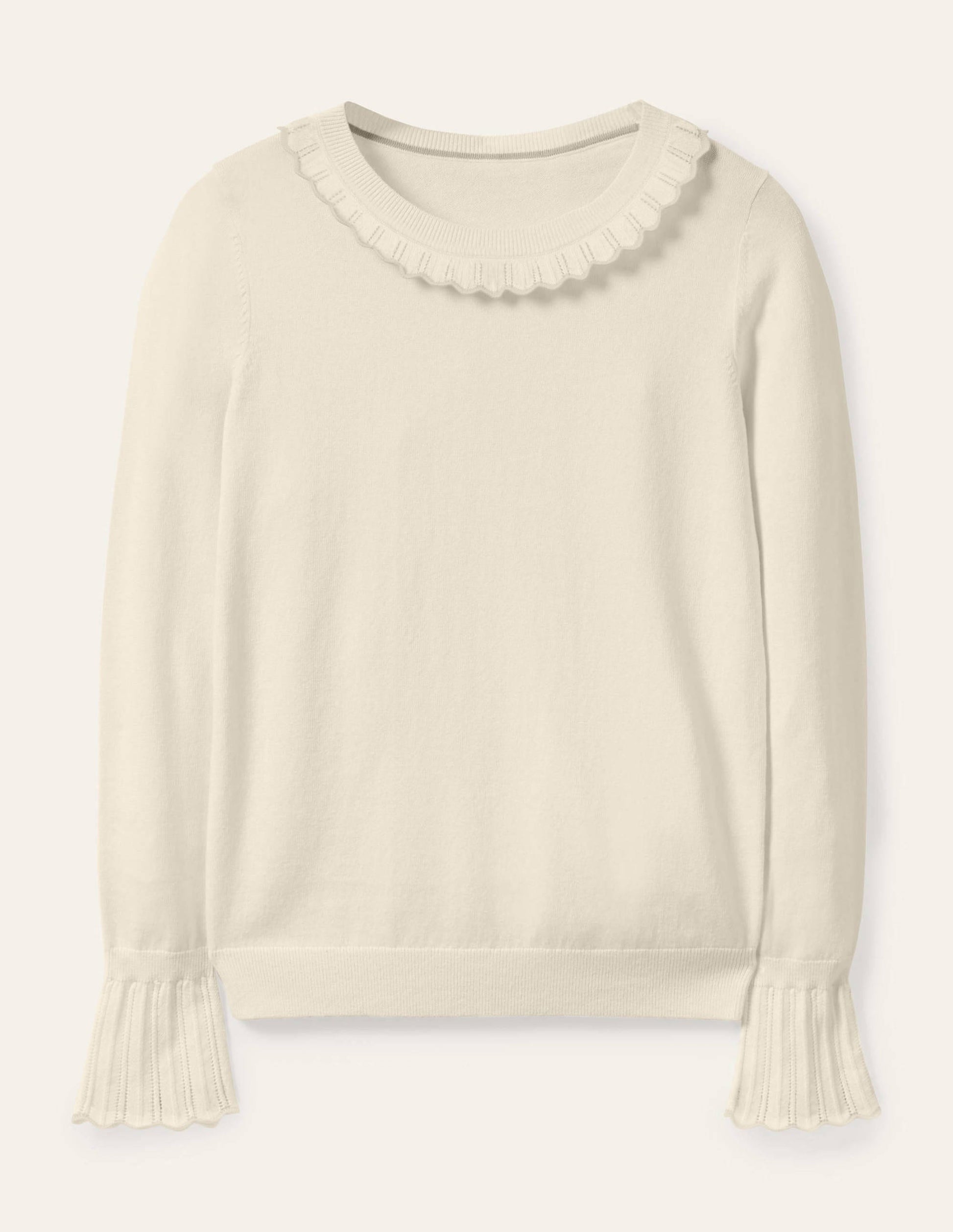 Aimee Pointelle Sweater-Ivory-5
