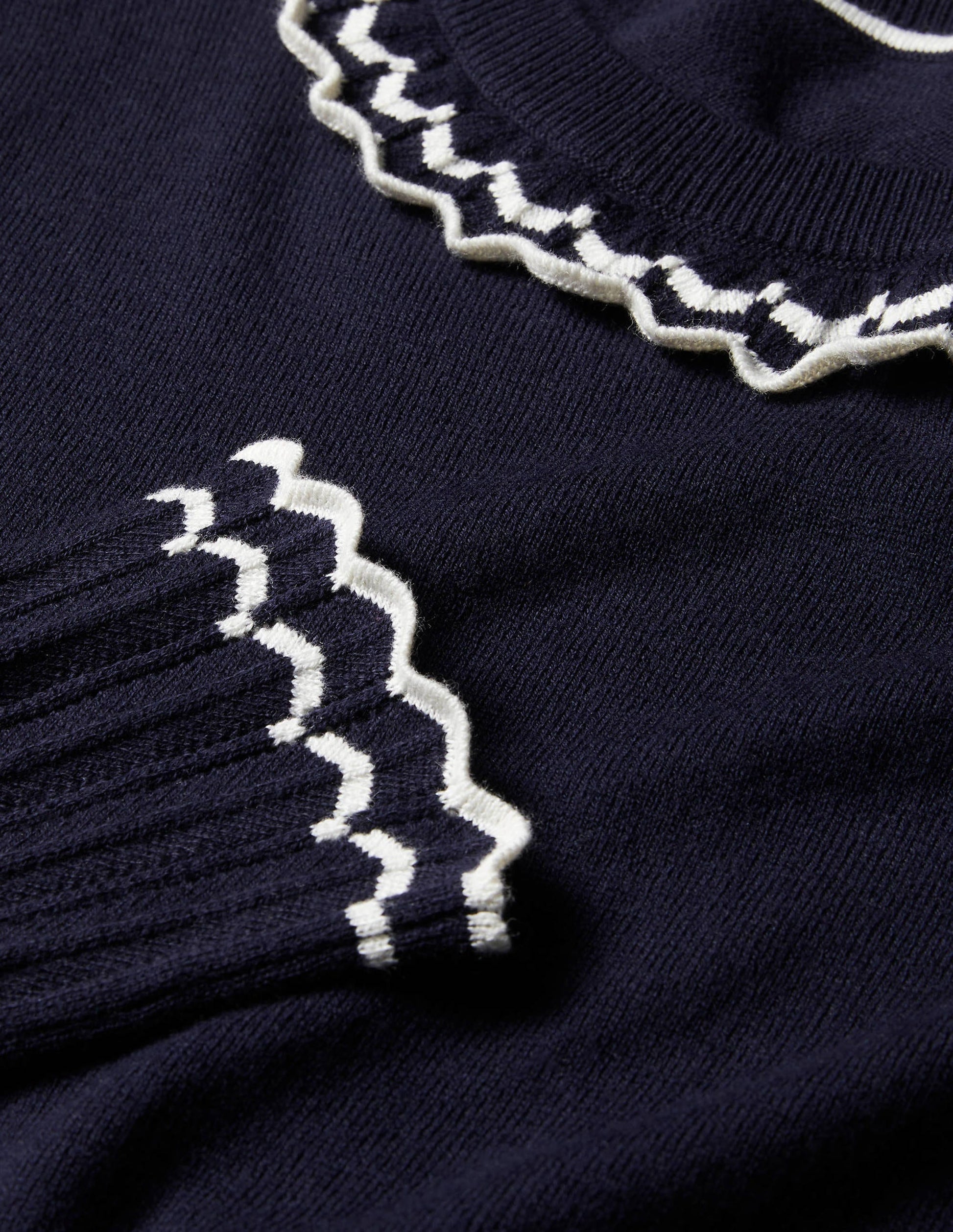 Aimee Pointelle Sweater-Navy-6