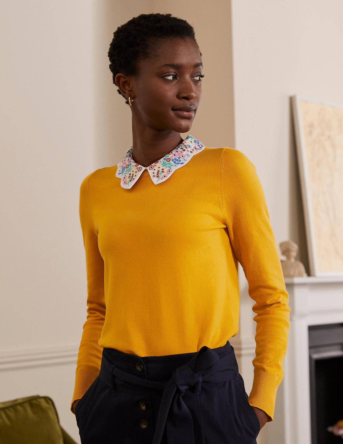 Colette Collar Sweater-Tuscan Sun-1