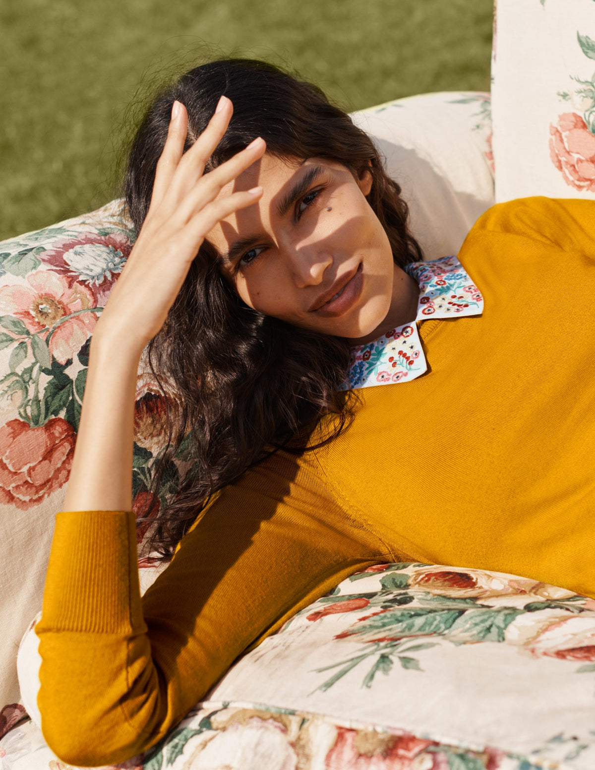 Colette Collar Sweater-Tuscan Sun - Image 5