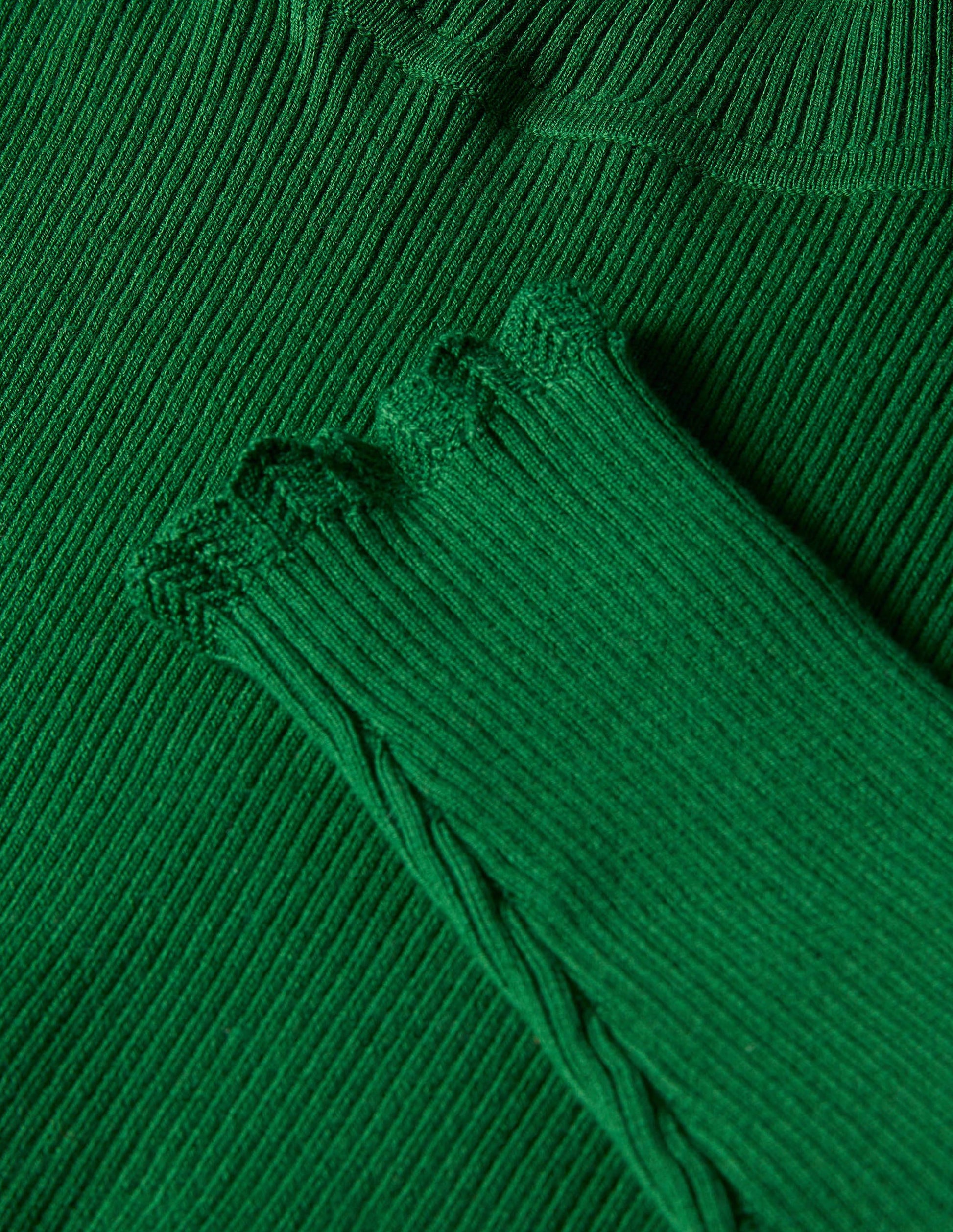 Scallop High Neck Sweater-Conifer-6