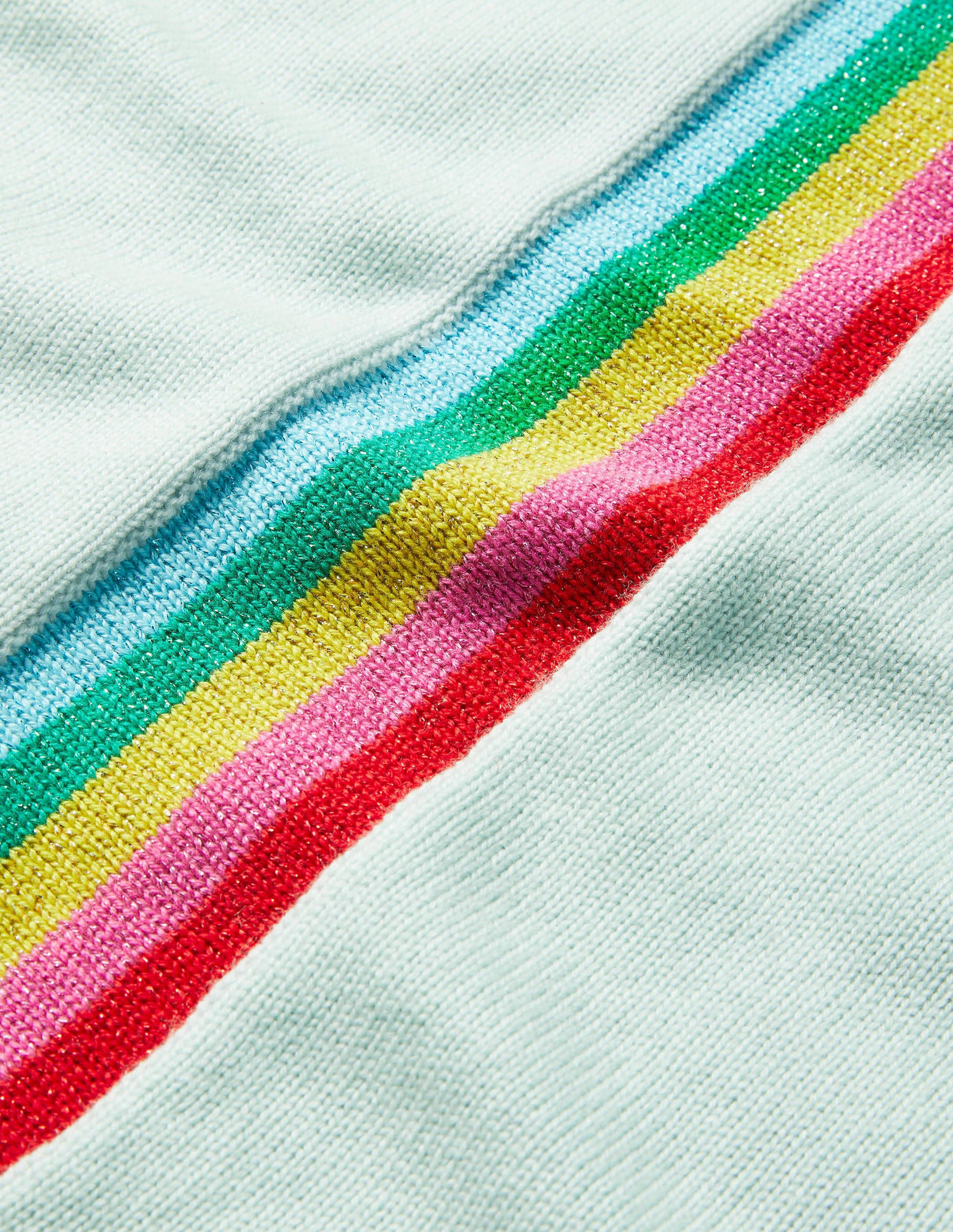 Knitted Relaxed Hoodie-Fresh Water - Image 6