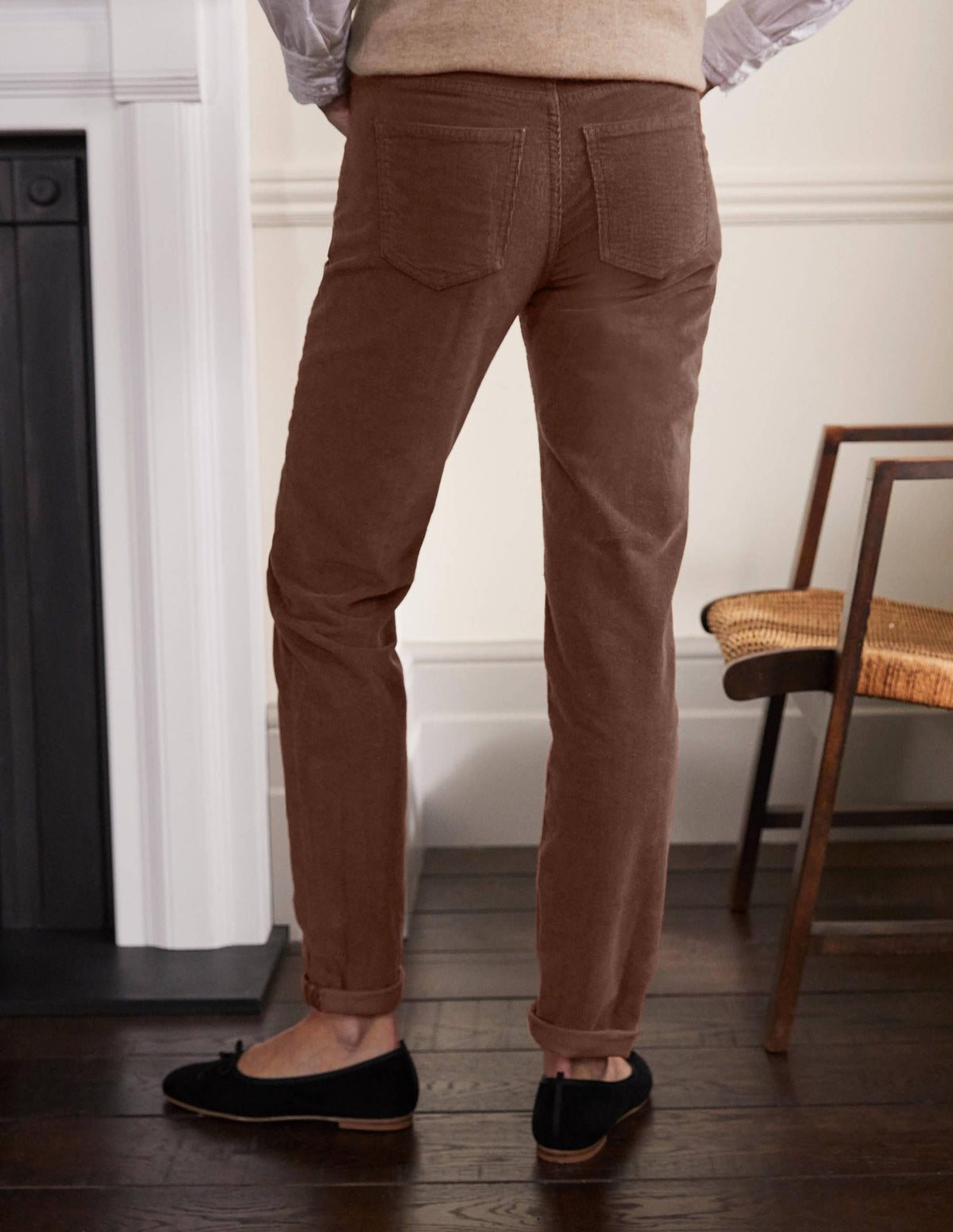 Cord Girlfriend Jeans-Red Oak-3