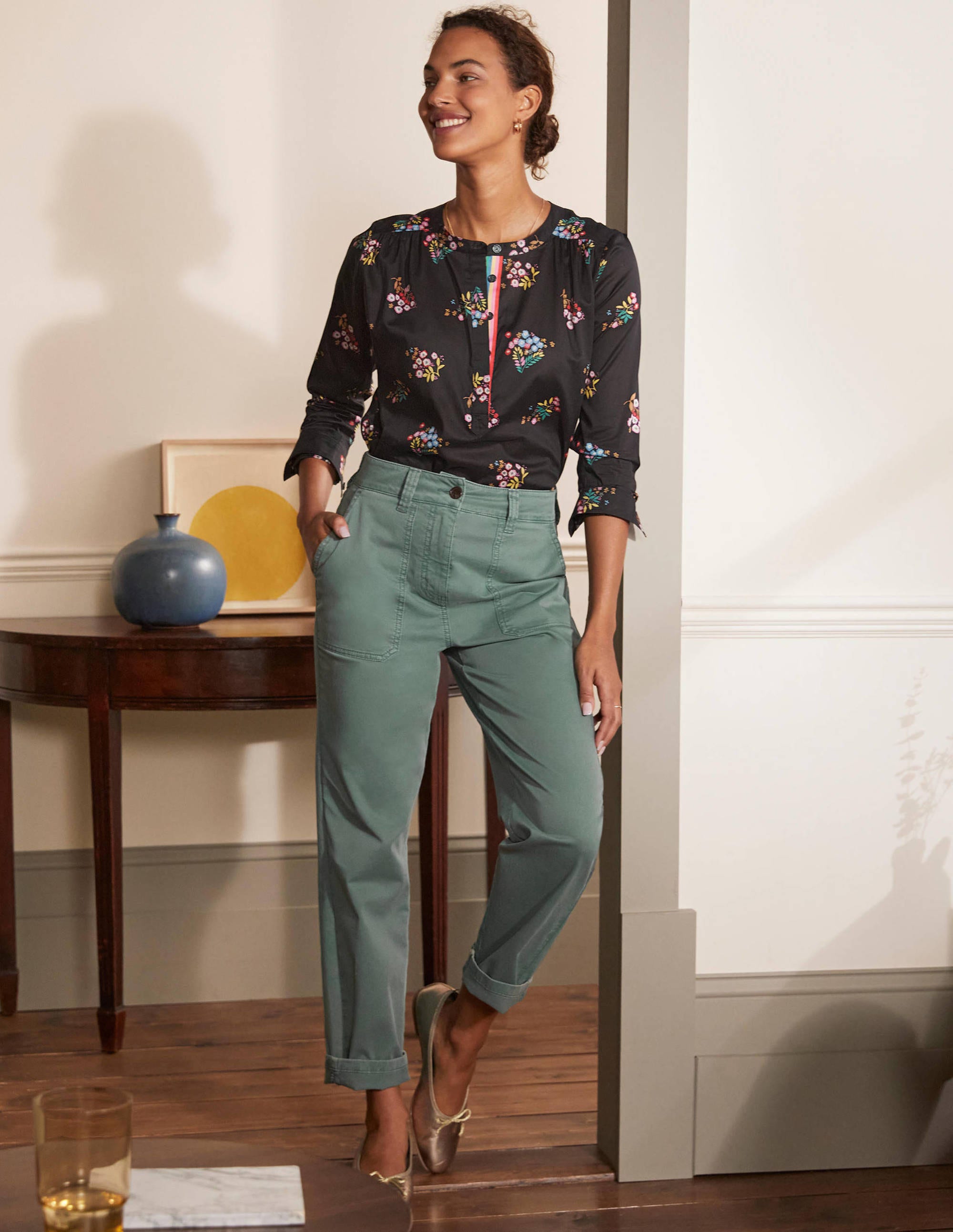 Relaxed Chino Pants-Heath - Image 5