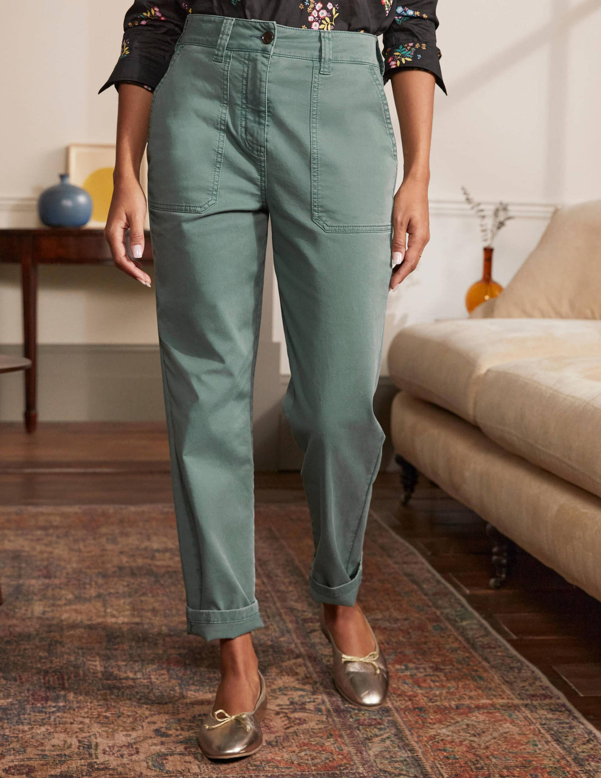 Relaxed Chino Pants-Heath-3