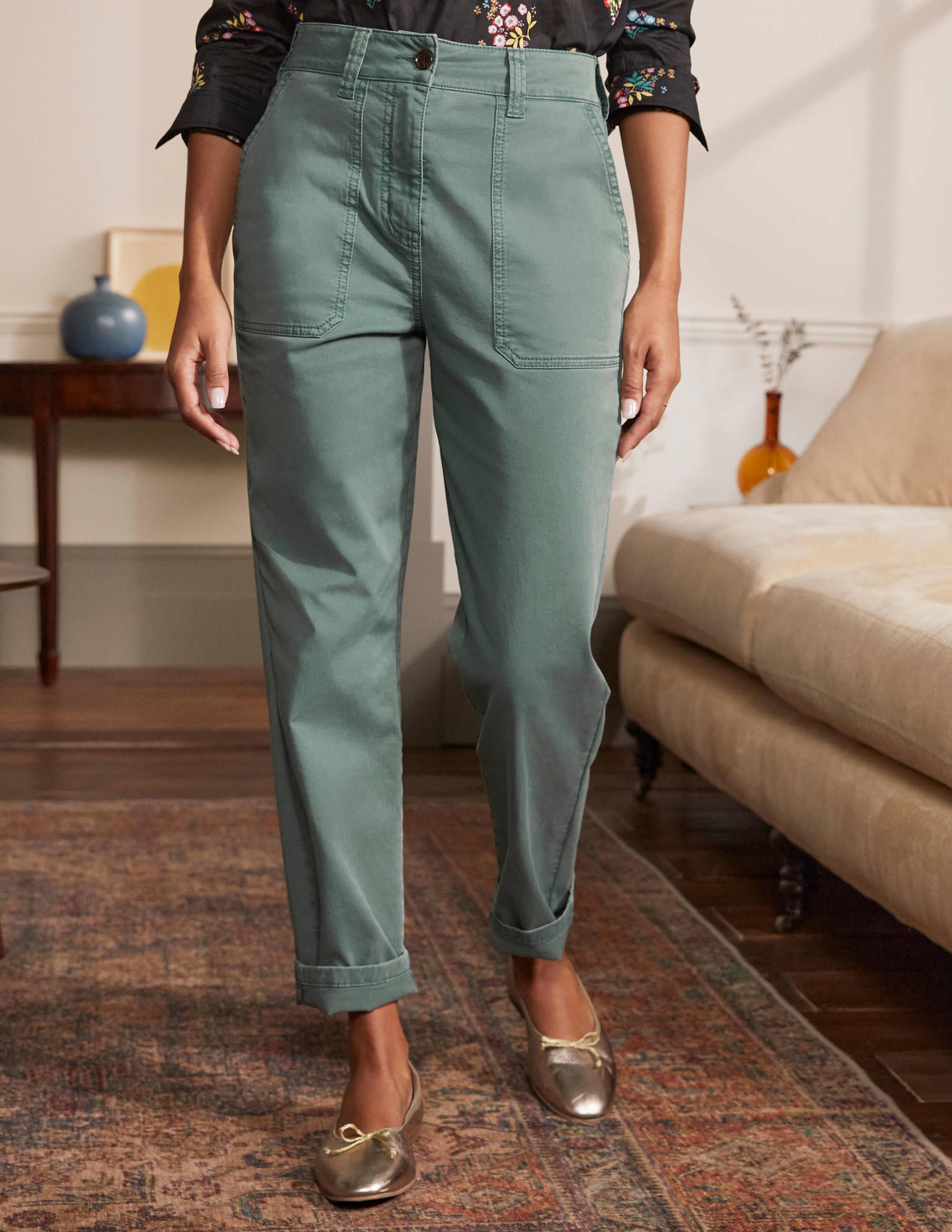 Relaxed Chino Pants-Heath - Image 3