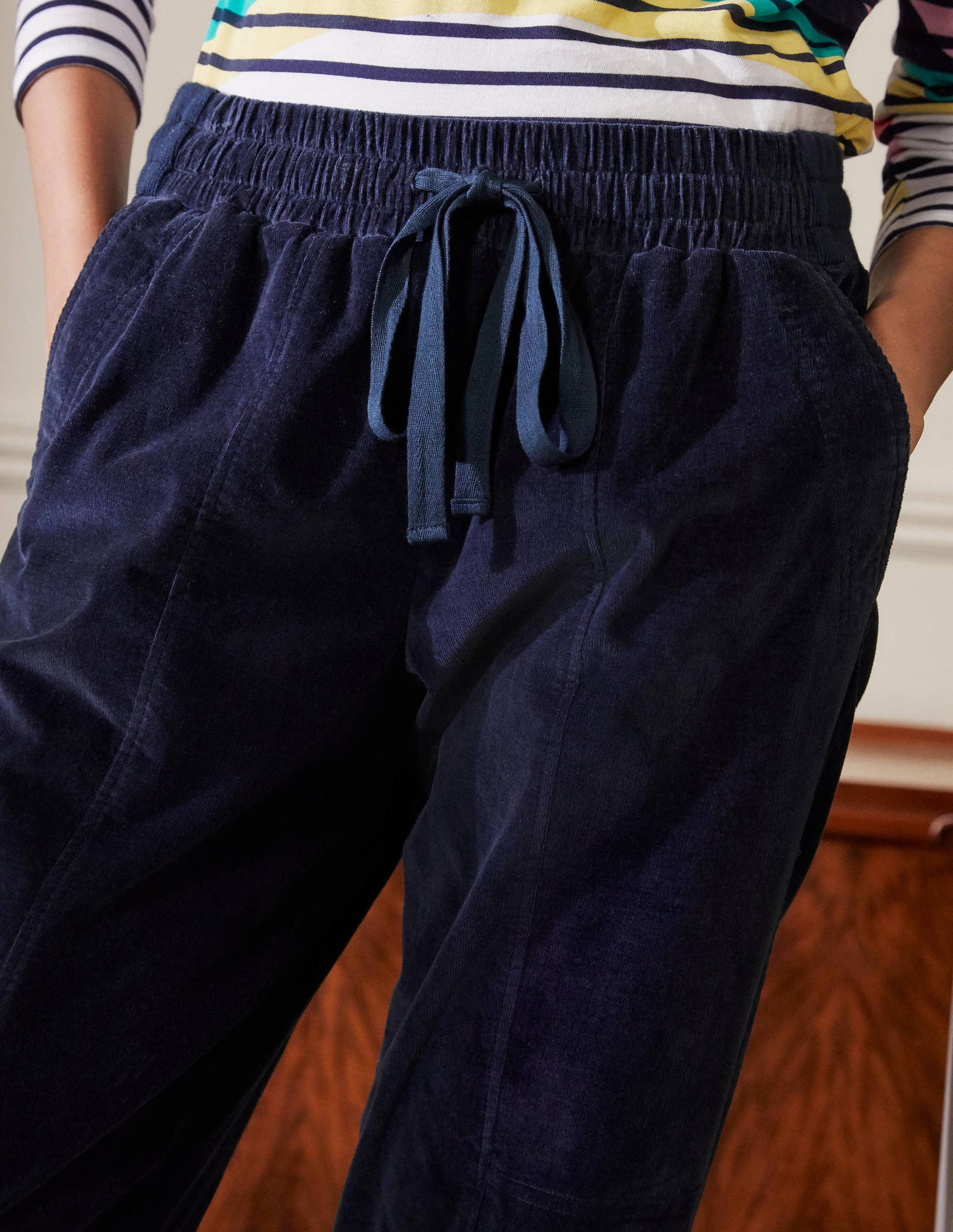 Dorset Cord Pants-Navy-3