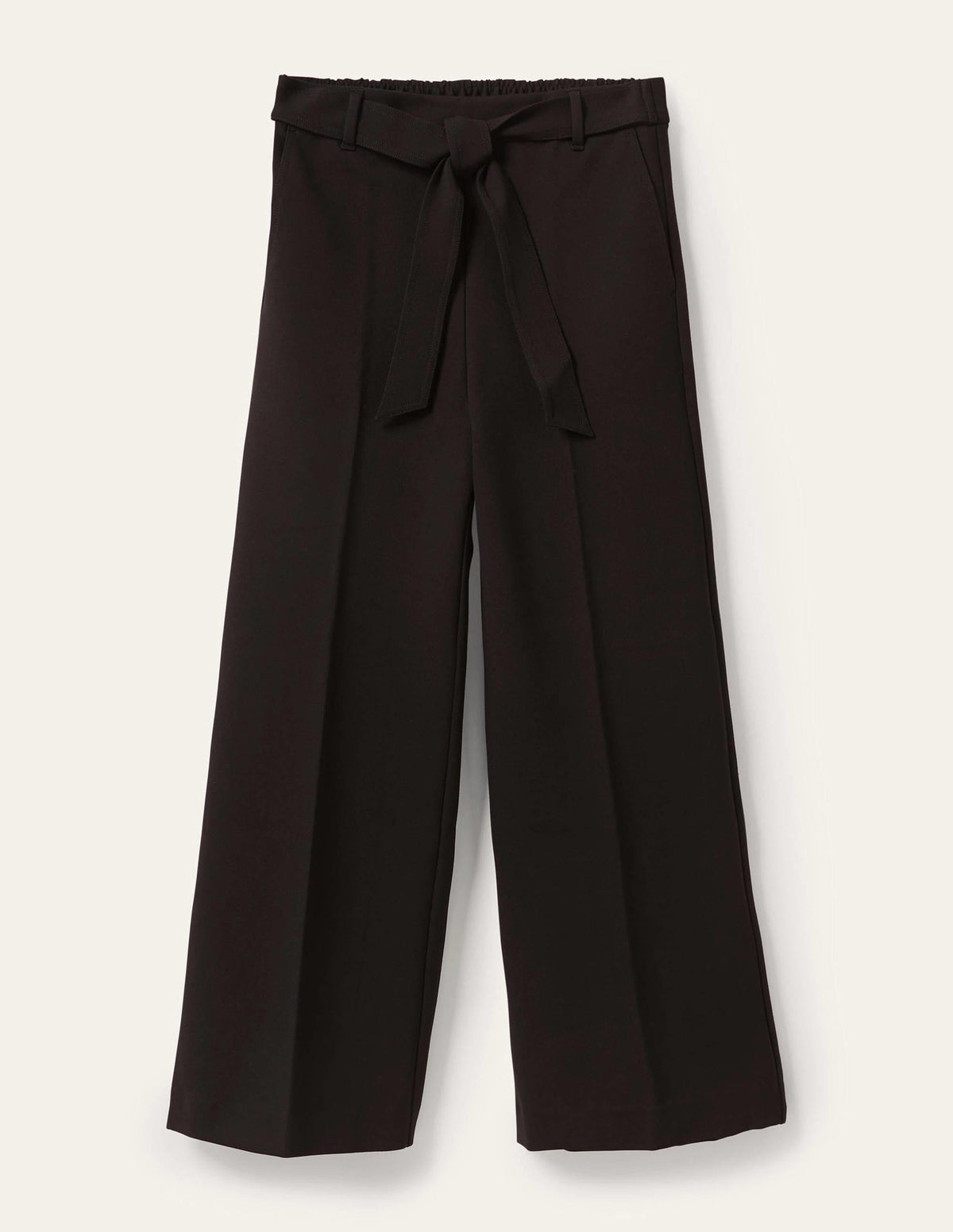 Jersey Pull-On Culottes-Black-5