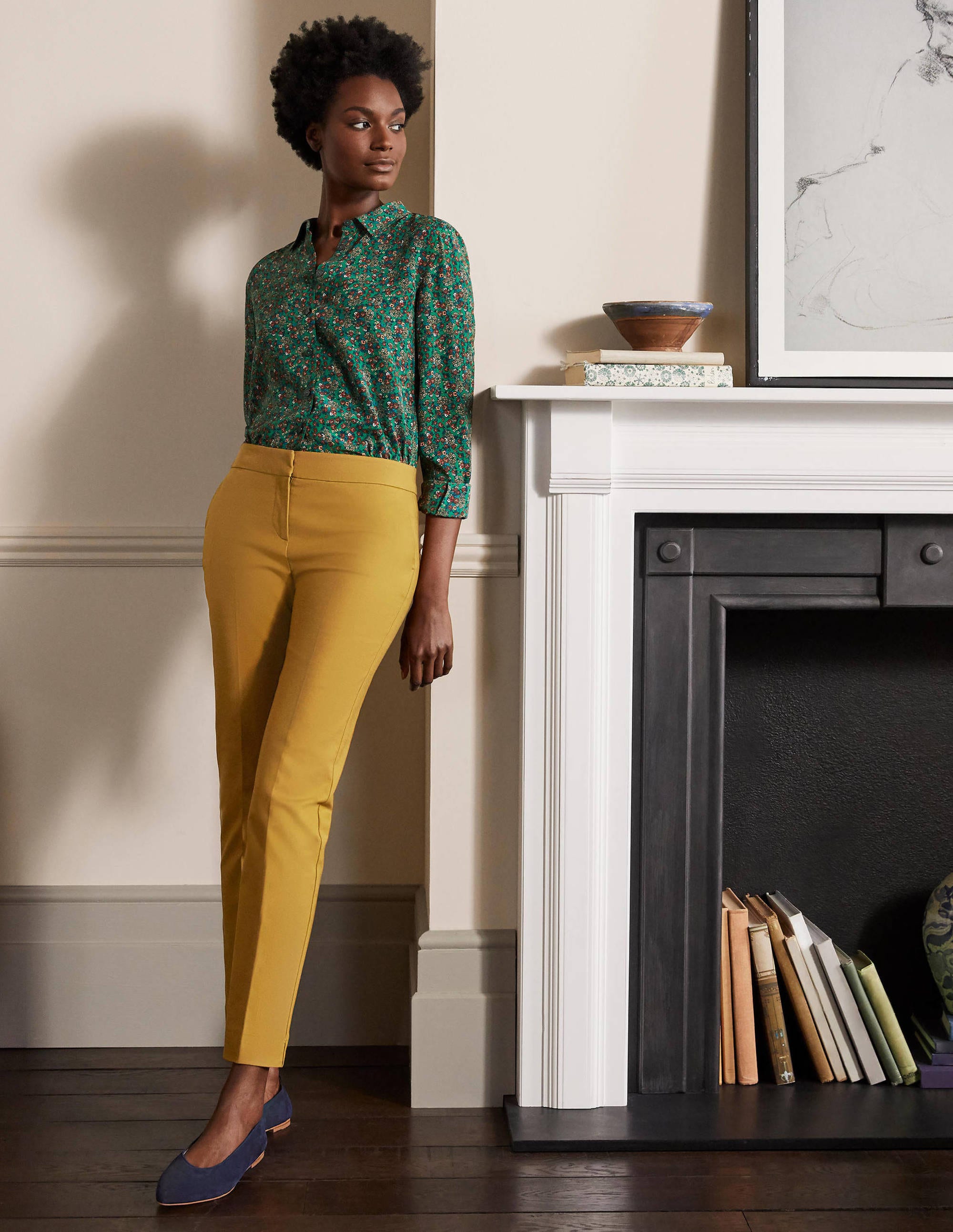 Richmond 7/8 Pants-Frankincense - Image 1
