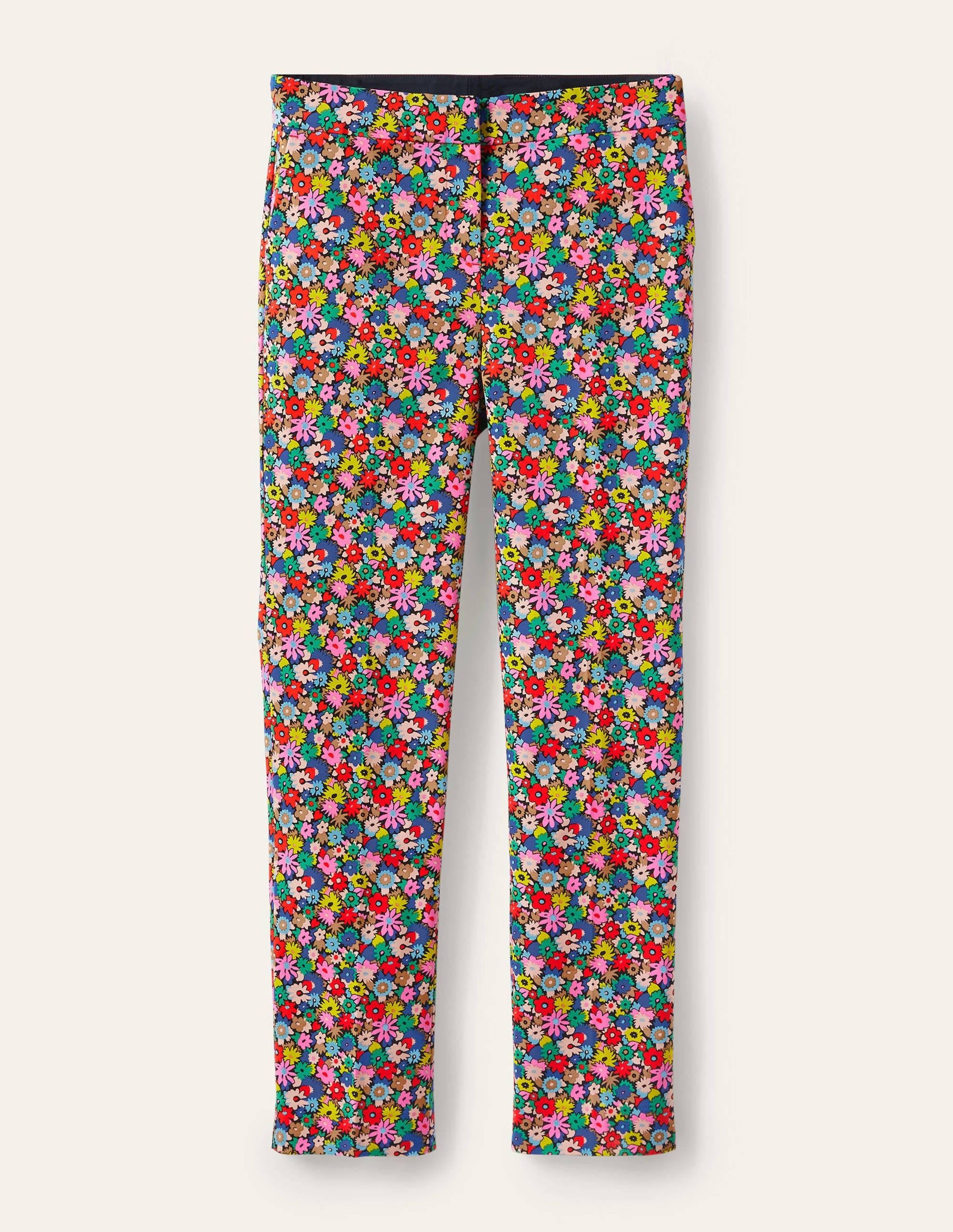 Richmond 7/8 Pants-Cherry Red, Paintbox Ditsy - Image 6