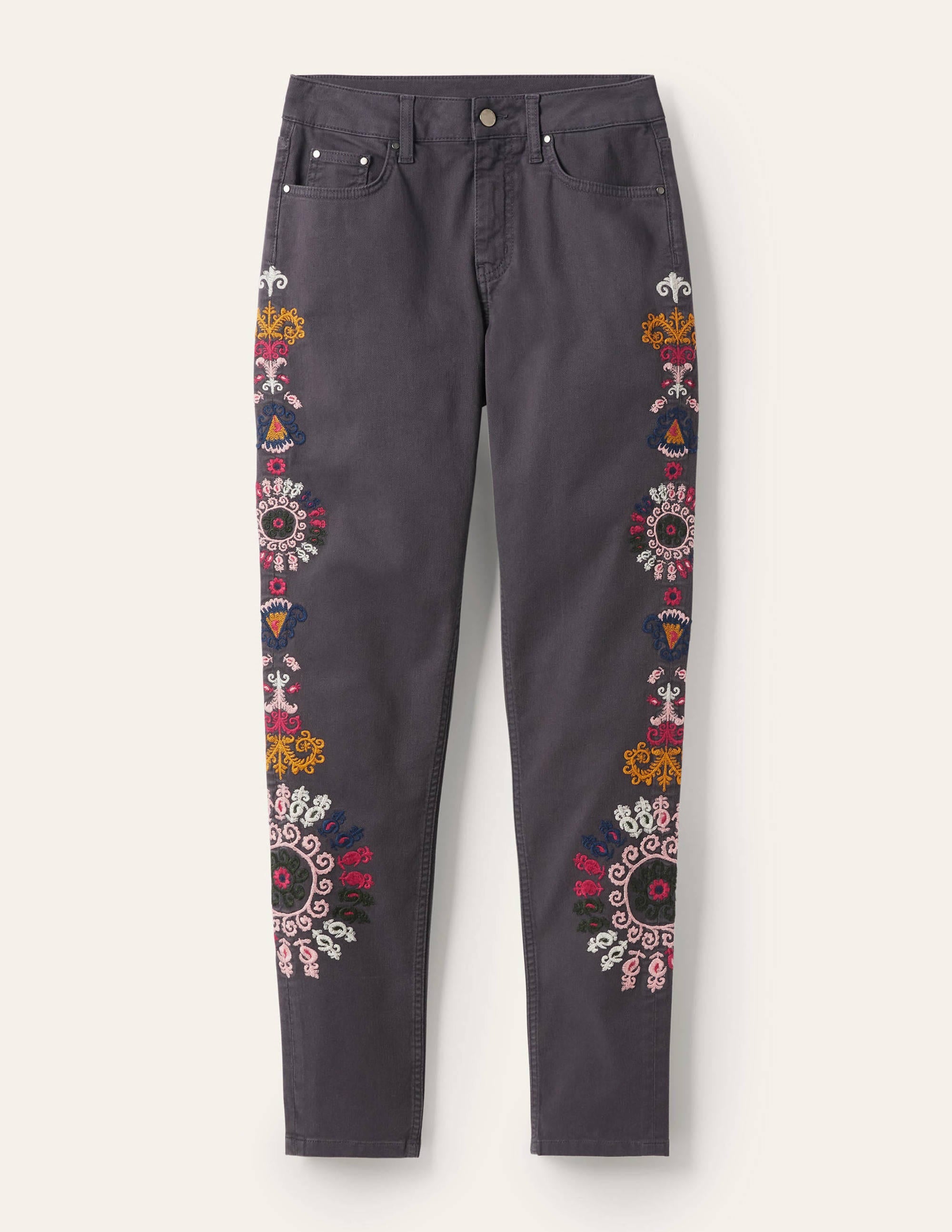 Girlfriend Jeans-Asphalt Embroidered - Image 6