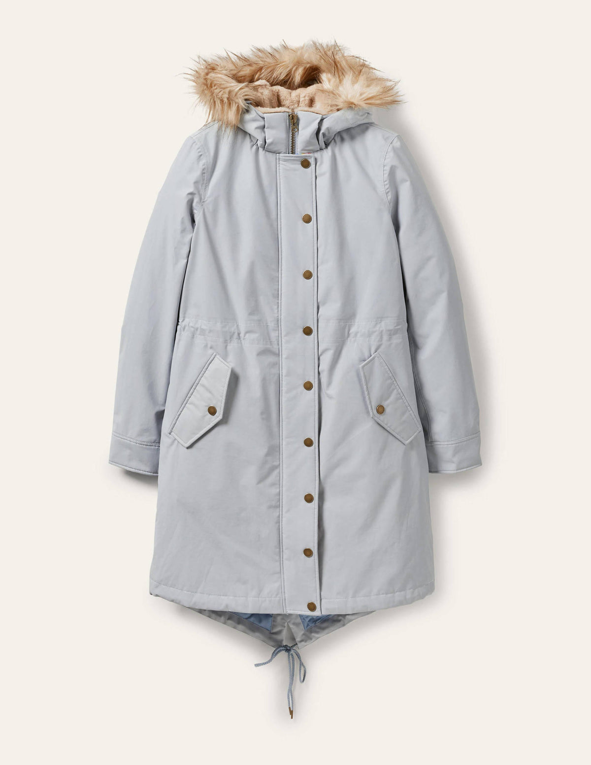 Dunbar Waterproof Parka-Pebble - Image 7