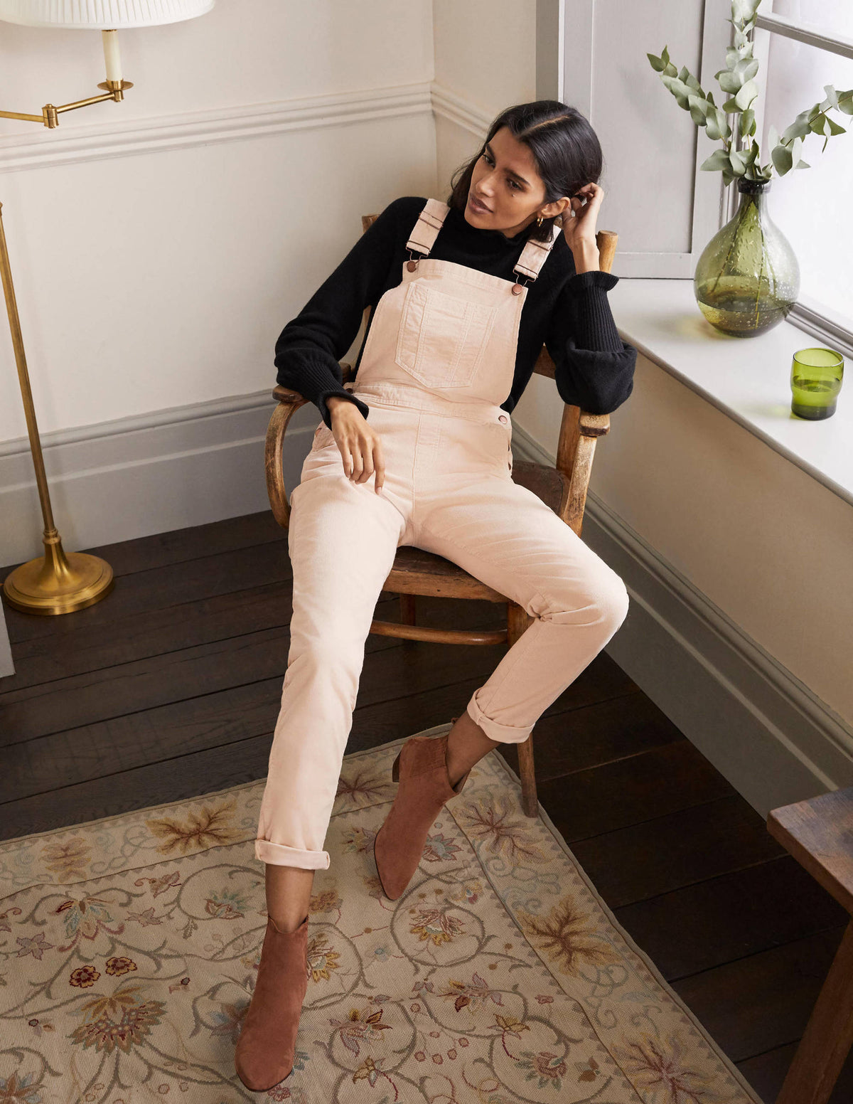 Girlfriend Overalls-Rope Cord - Image 6