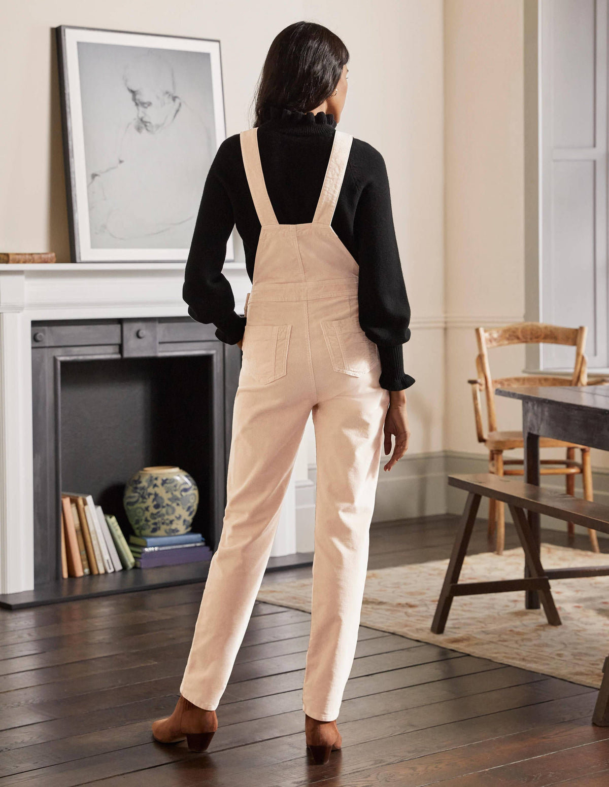 Girlfriend Overalls-Rope Cord - Image 3