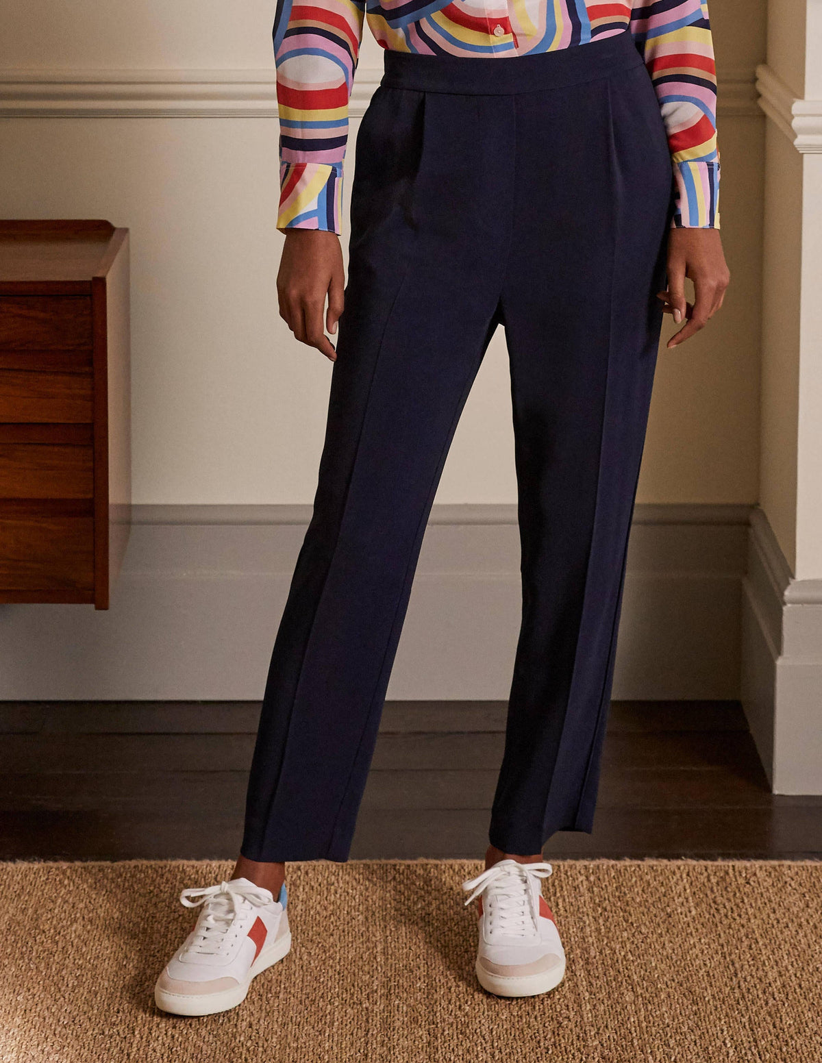 Albemarle Pull On Pants-Navy - Image 2