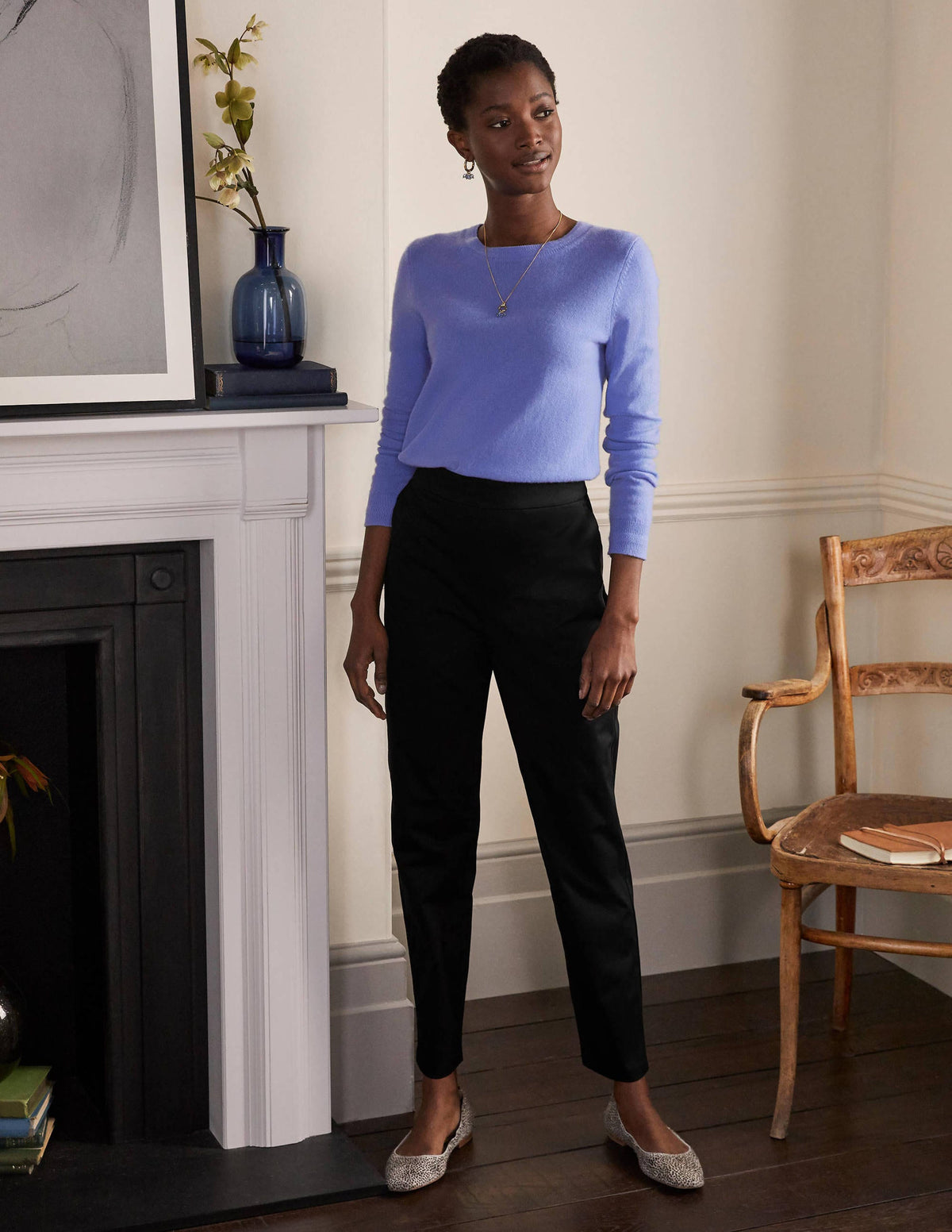 Pull On Pants-Black - Image 1