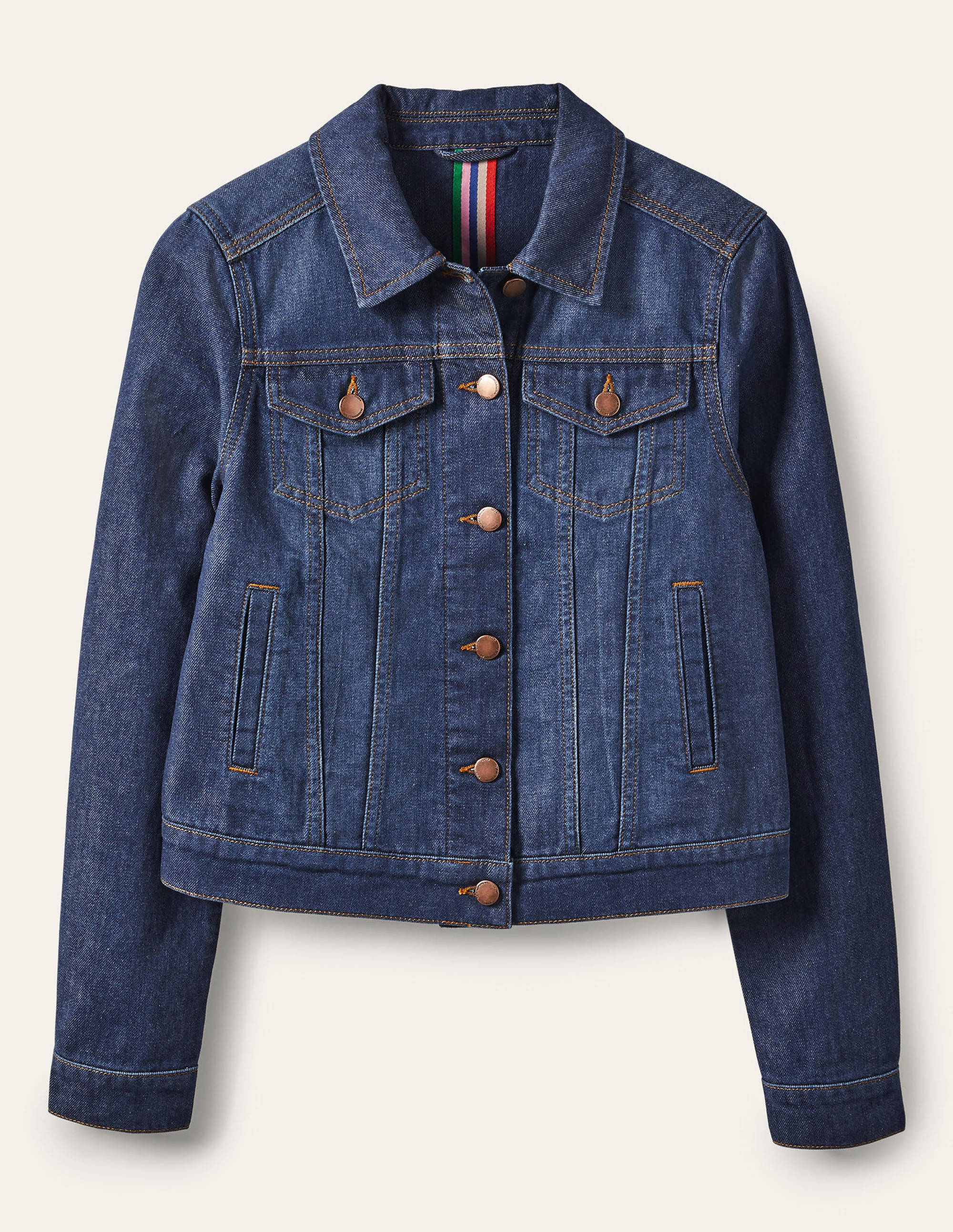 Classic Denim Jacket-Indigo - Image 6