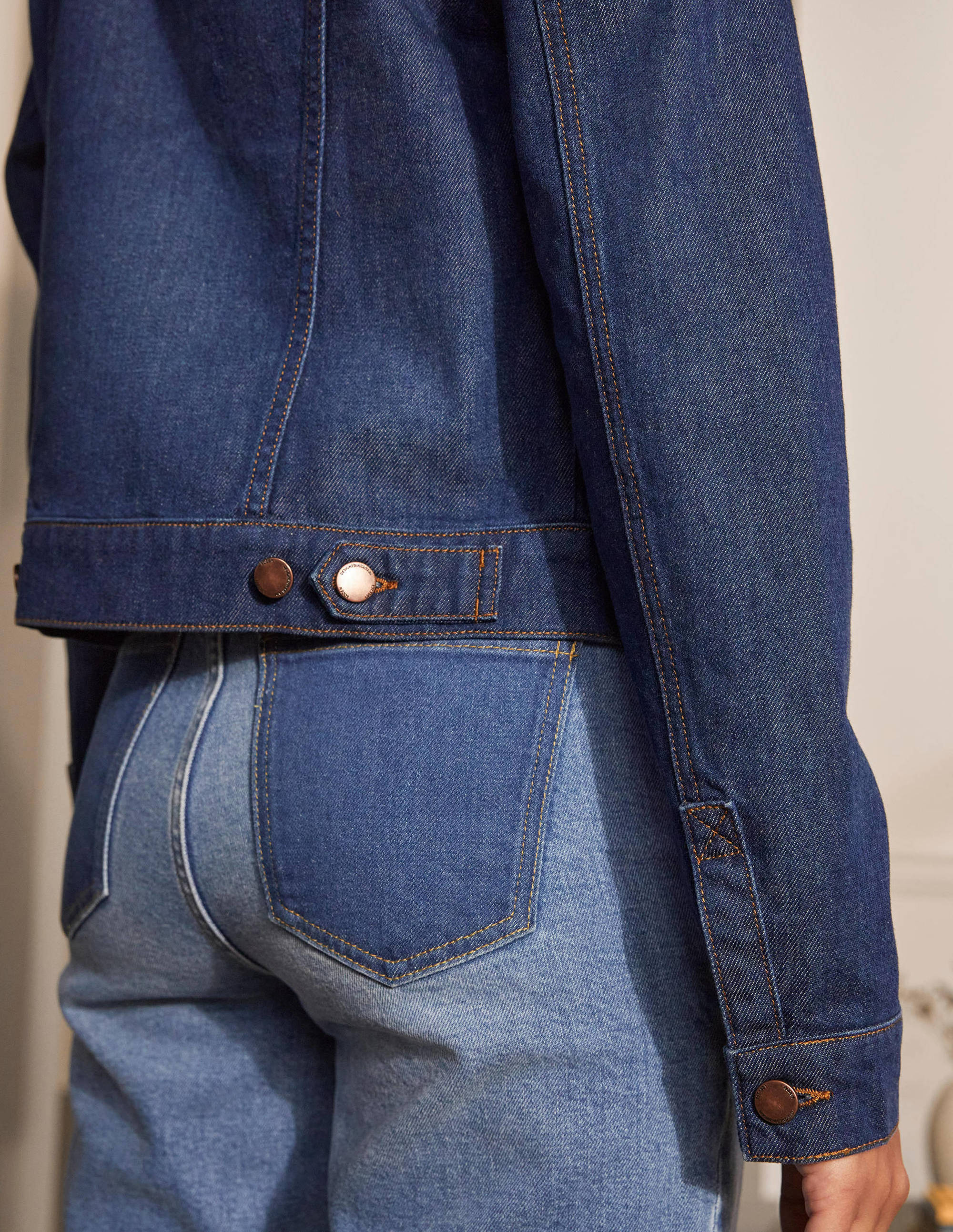 Classic Denim Jacket-Indigo - Image 2