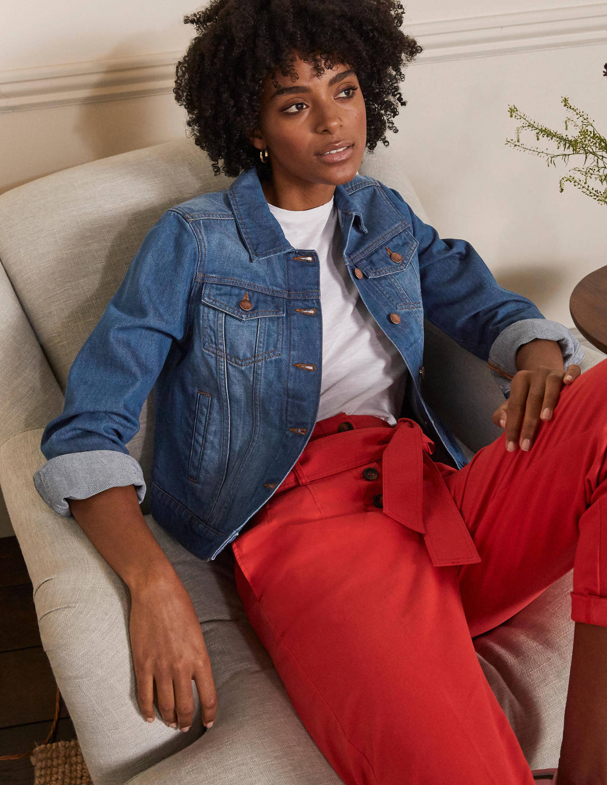 Classic Denim Jacket-Mid Vintage - Image 1